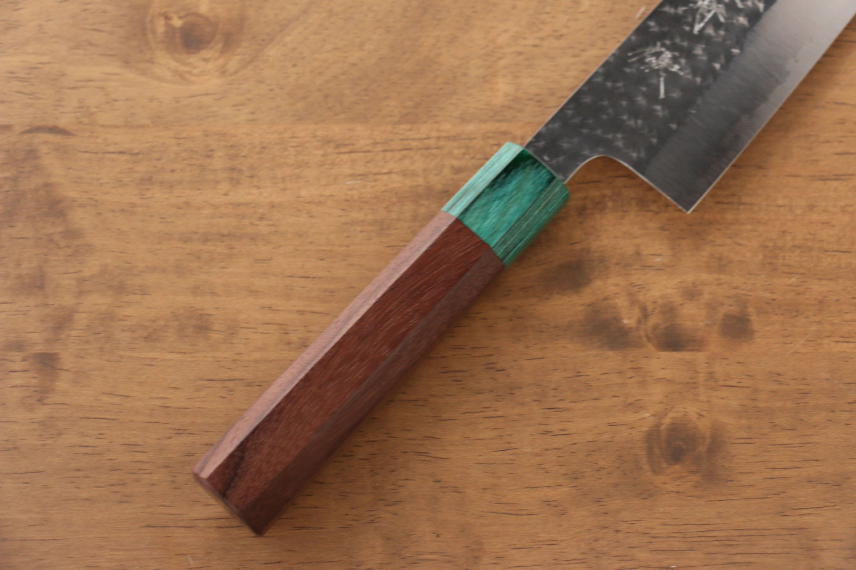 Yu Kurosaki Senko SG2 Hammered Gyuto 210mm Shitan Handle - Seisuke Knife