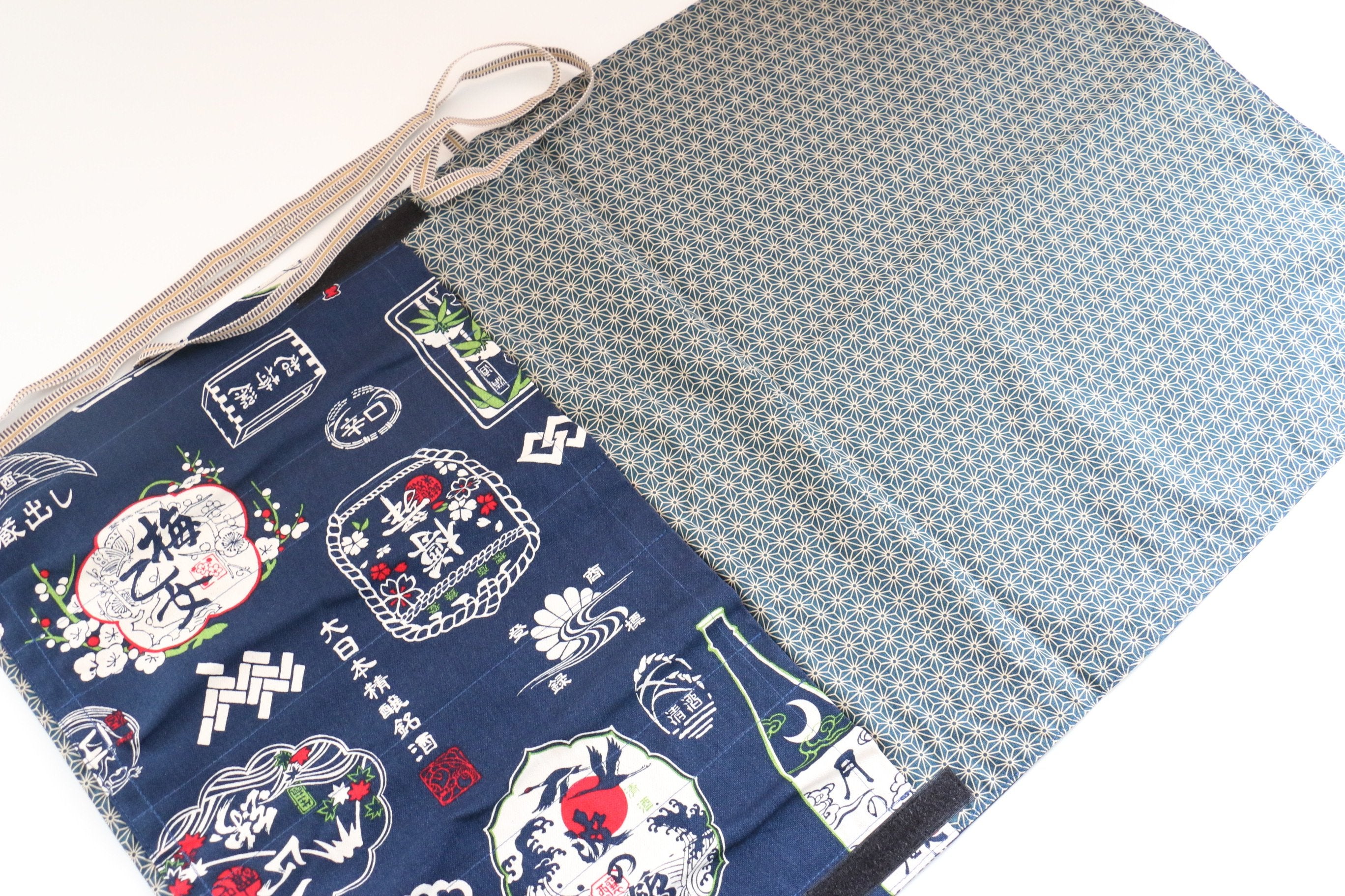 Japanese Style Knife Roll Konsake-Ura-Konkasuri 4 Pockets - Seisuke Knife