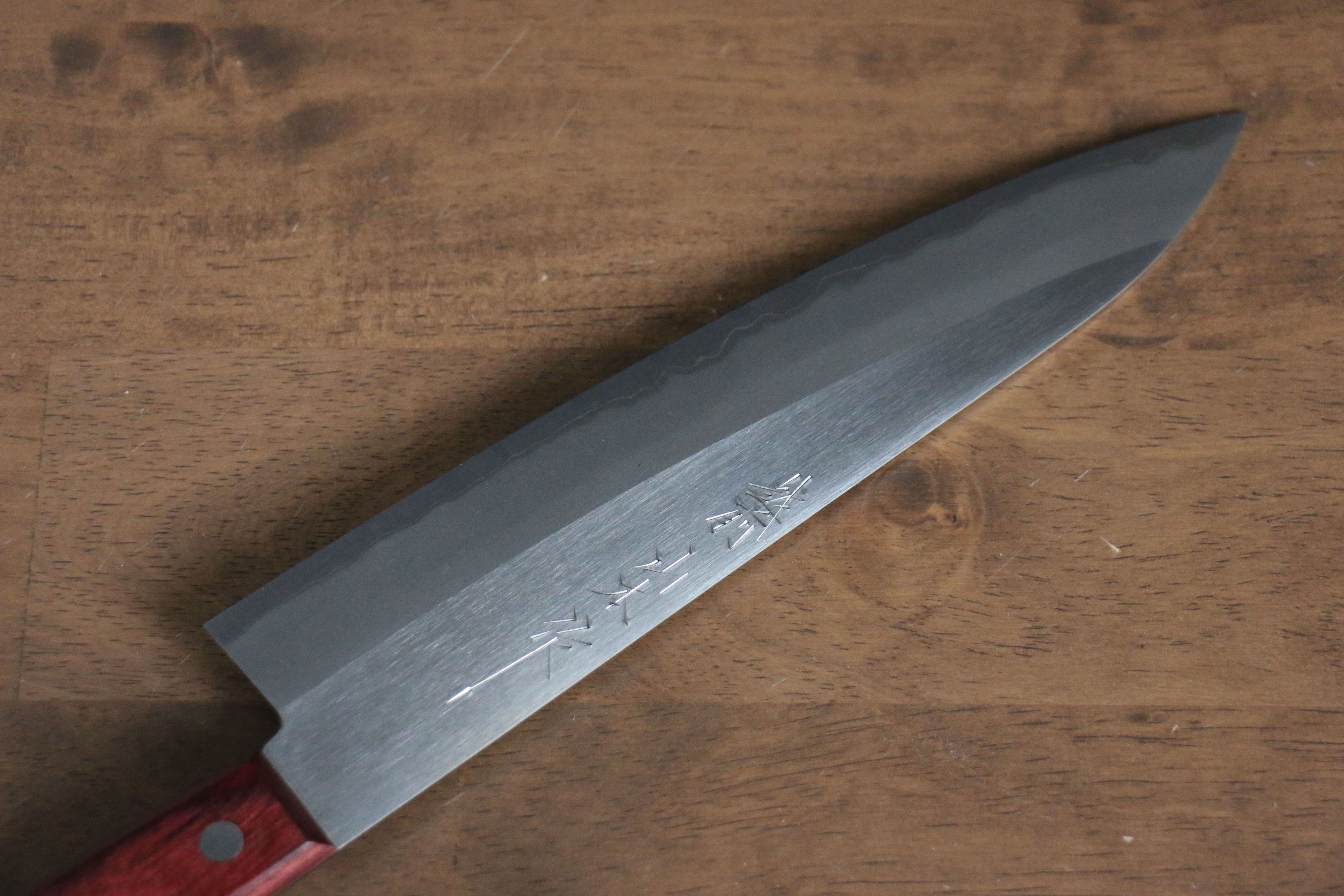 Nao Yamamoto White Steel No.2 Gyuto 210mm Red Pakka wood Handle - Seisuke Knife
