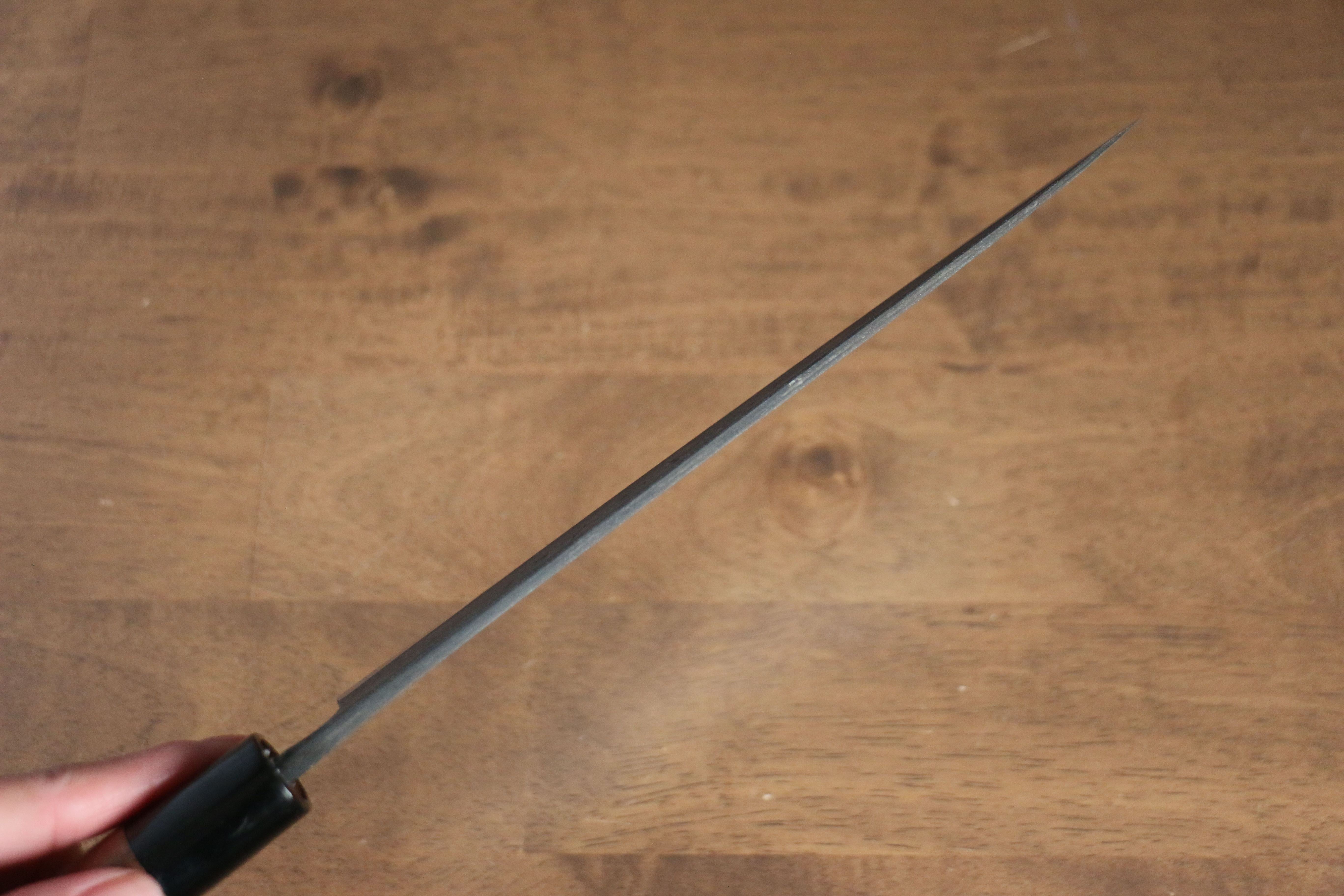Nao Yamamoto Blue Steel Kurouchi Gyuto 210mm Walnut Handle - Seisuke Knife