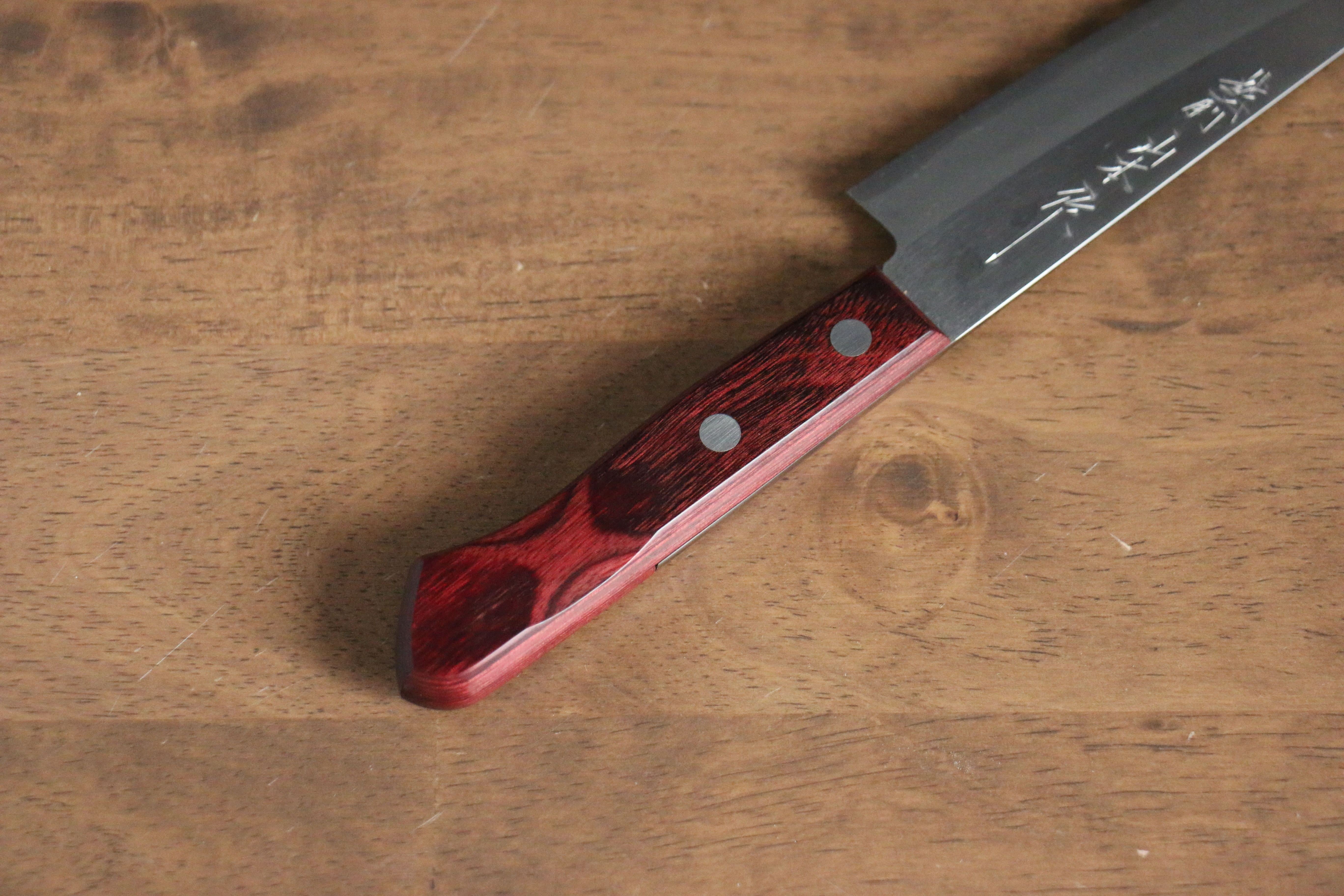 Nao Yamamoto White Steel No.2 Petty-Utility 150mm Red Pakkawood Handle - Seisuke Knife
