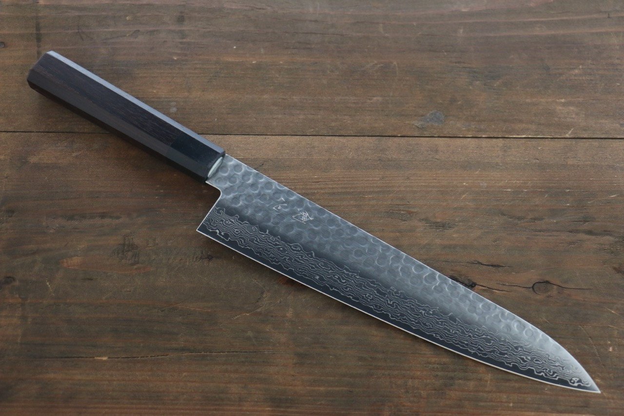 Seisuke AUS10 Gyuto 240mm Shitan Handle - Seisuke Knife
