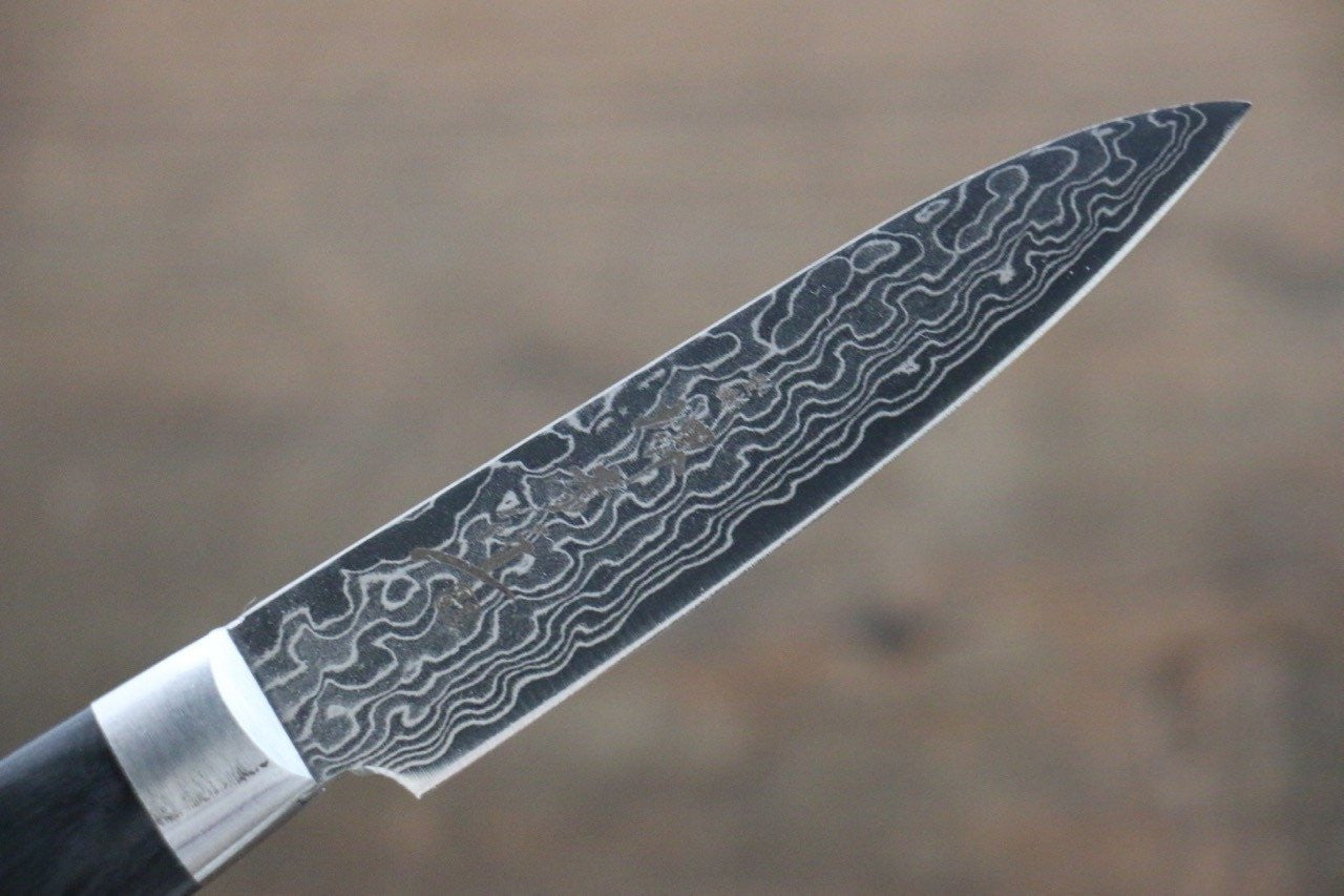 Sakai Takayuki AUS10 45 Layer Mirrored Damascus Petty-Utility 80mm - Seisuke Knife