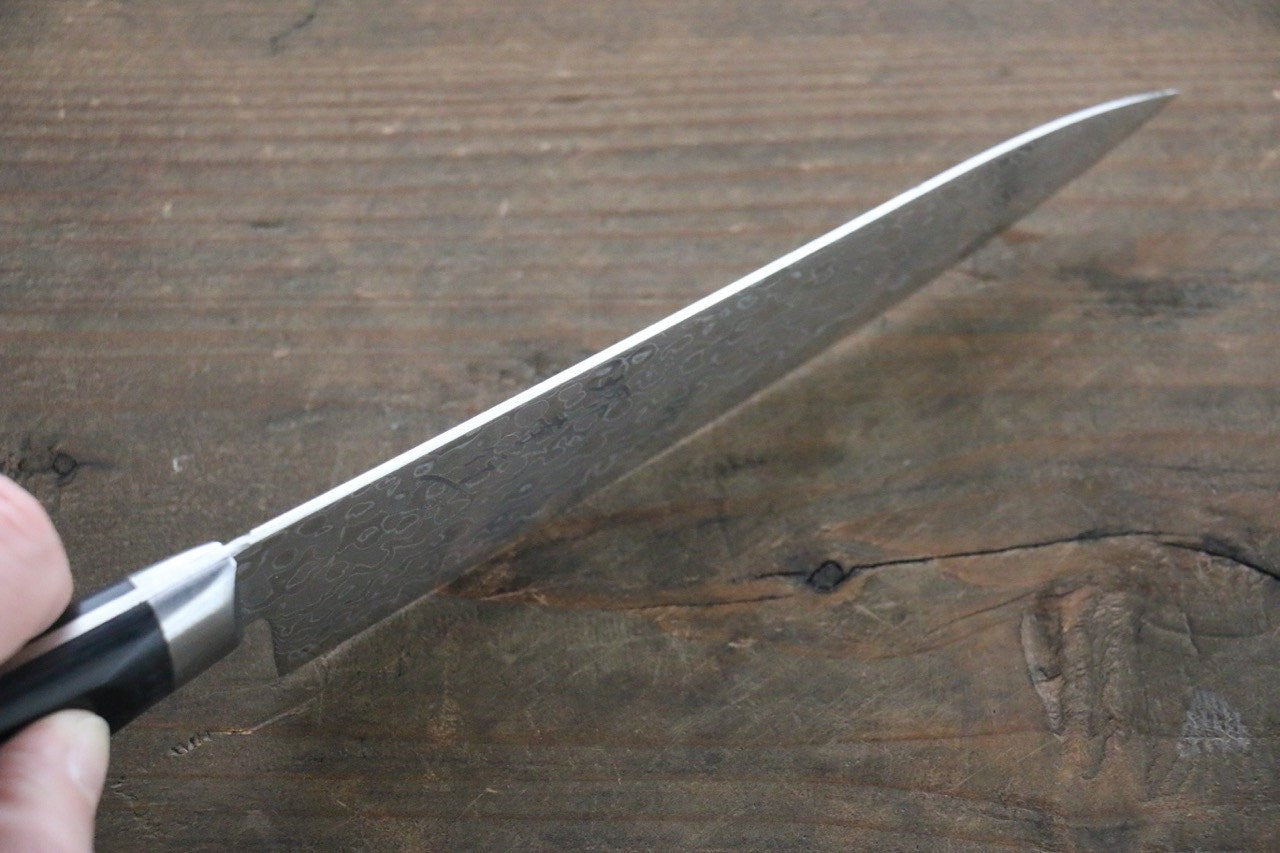 Sakai Takayuki AUS10 45 Layer Mirrored Damascus Petty-Utility 135mm - Seisuke Knife