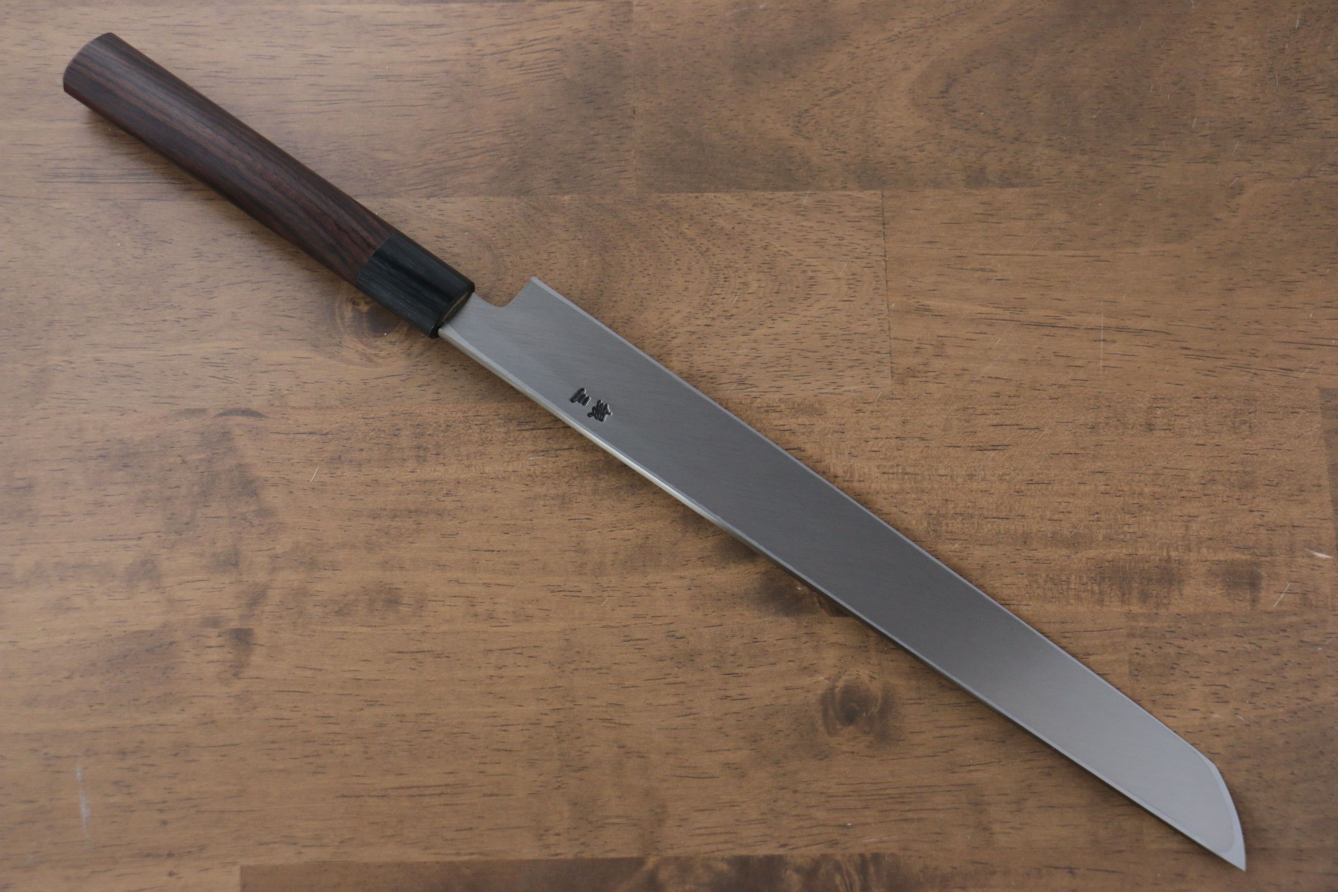 Jikko Silver Steel No.3 Sakimaru Yanagiba 270mm Shitan Handle - Seisuke Knife