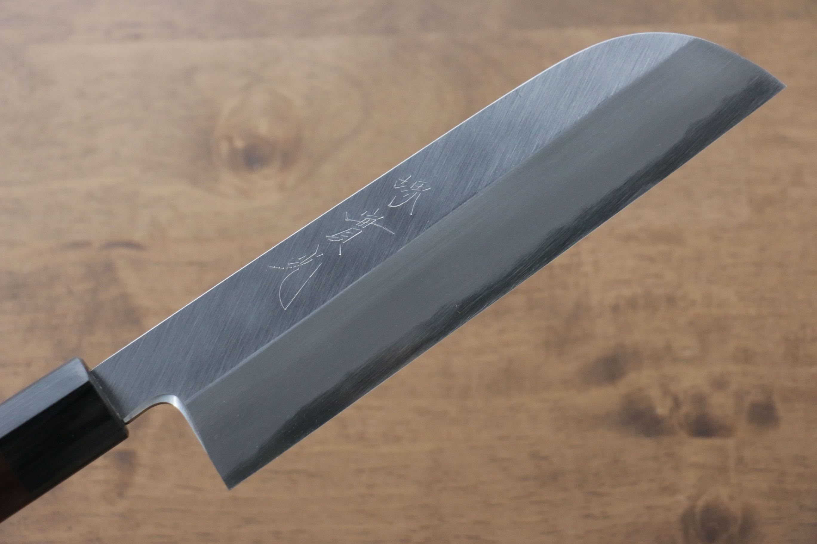 Jikko White Steel No.2 Kamagata Usuba 180mm Shitan Handle - Seisuke Knife