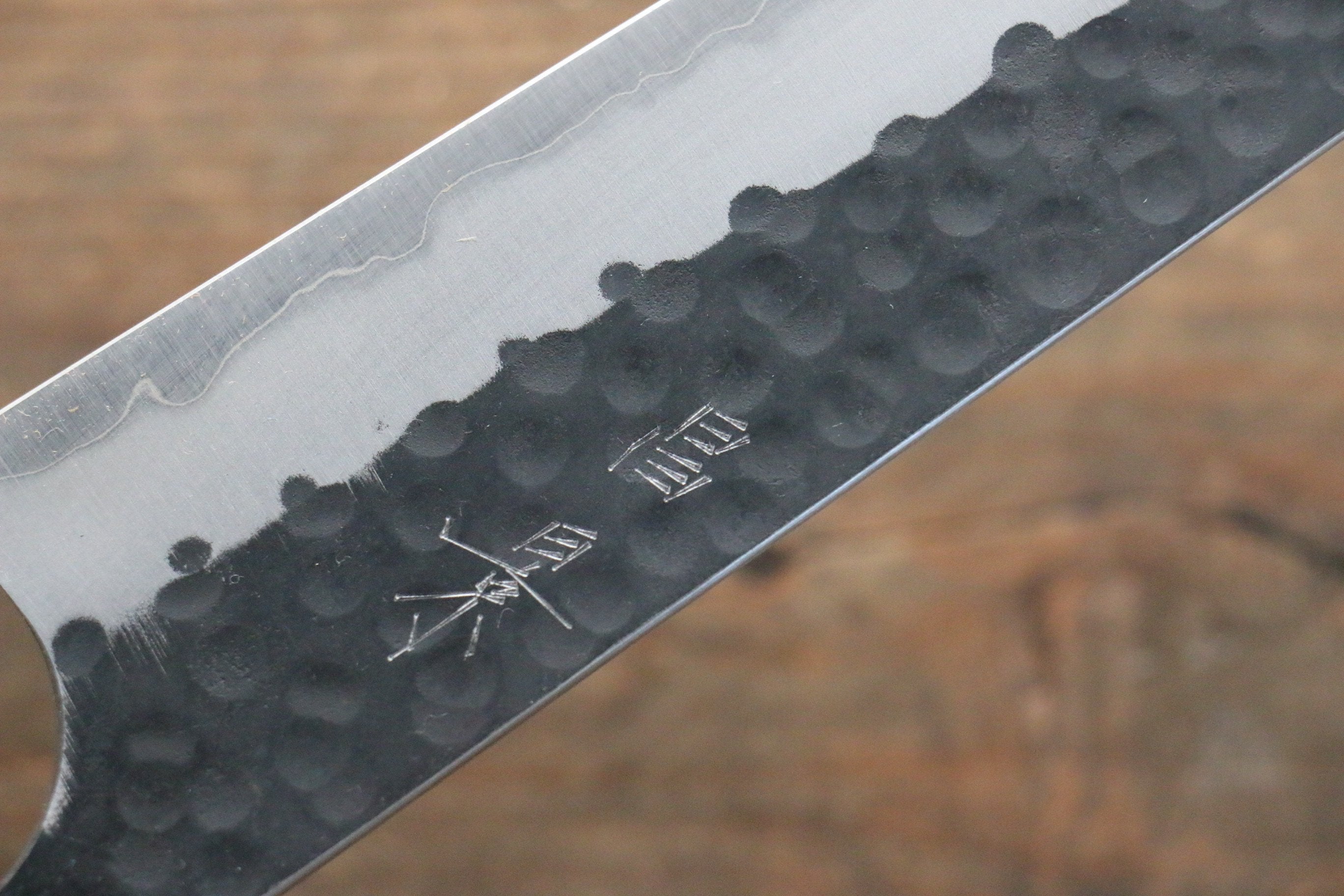 Masakage Koishi Blue Super Black Finished Gyuto 210mm American Cherry Handle - Seisuke Knife