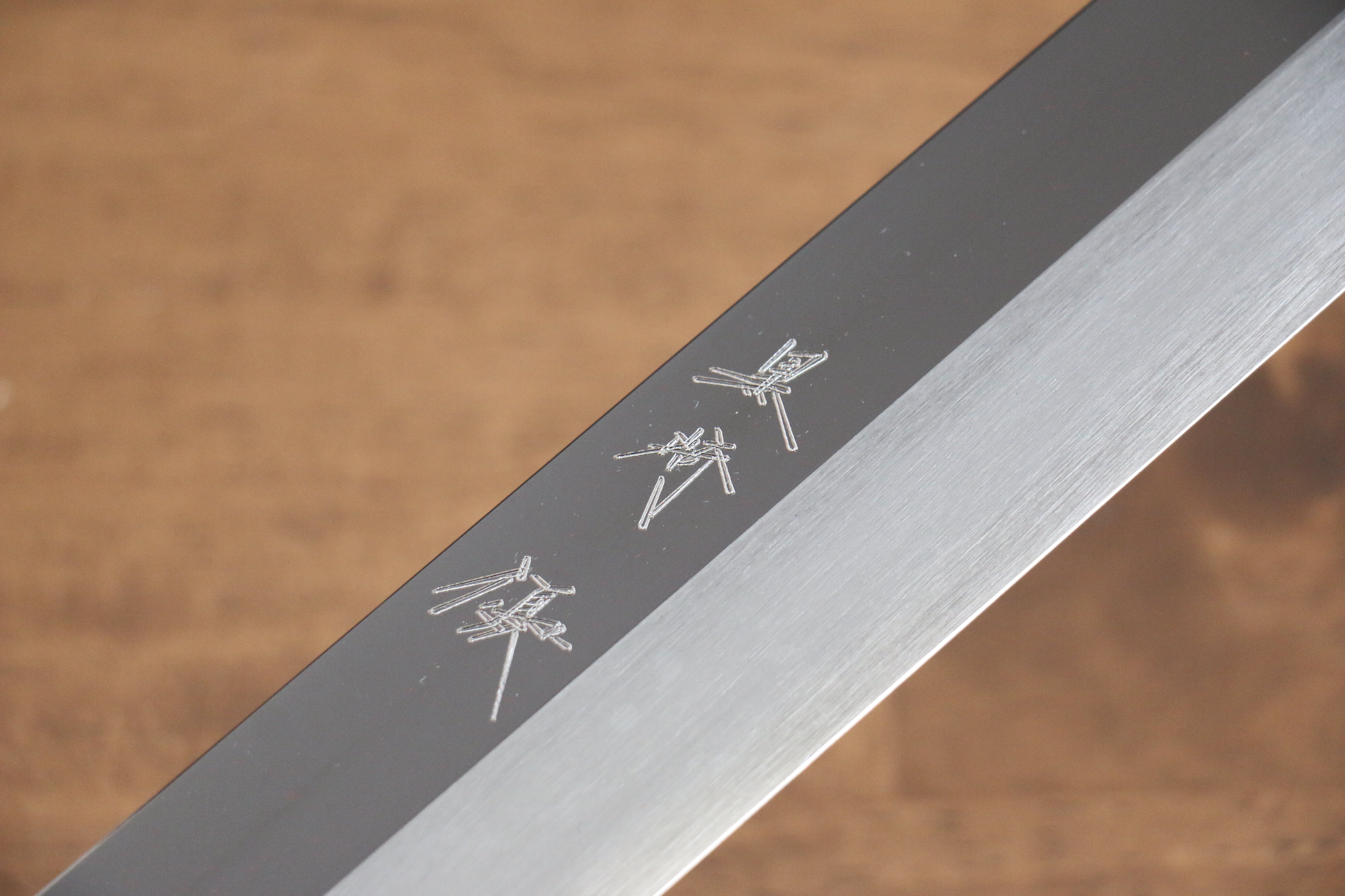 Yu Kurosaki Blue Steel No.2 Mirrored Finish Yanagiba 330mm Chinese Quince with Double Water Buffalo Ring Handle - Seisuke Knife