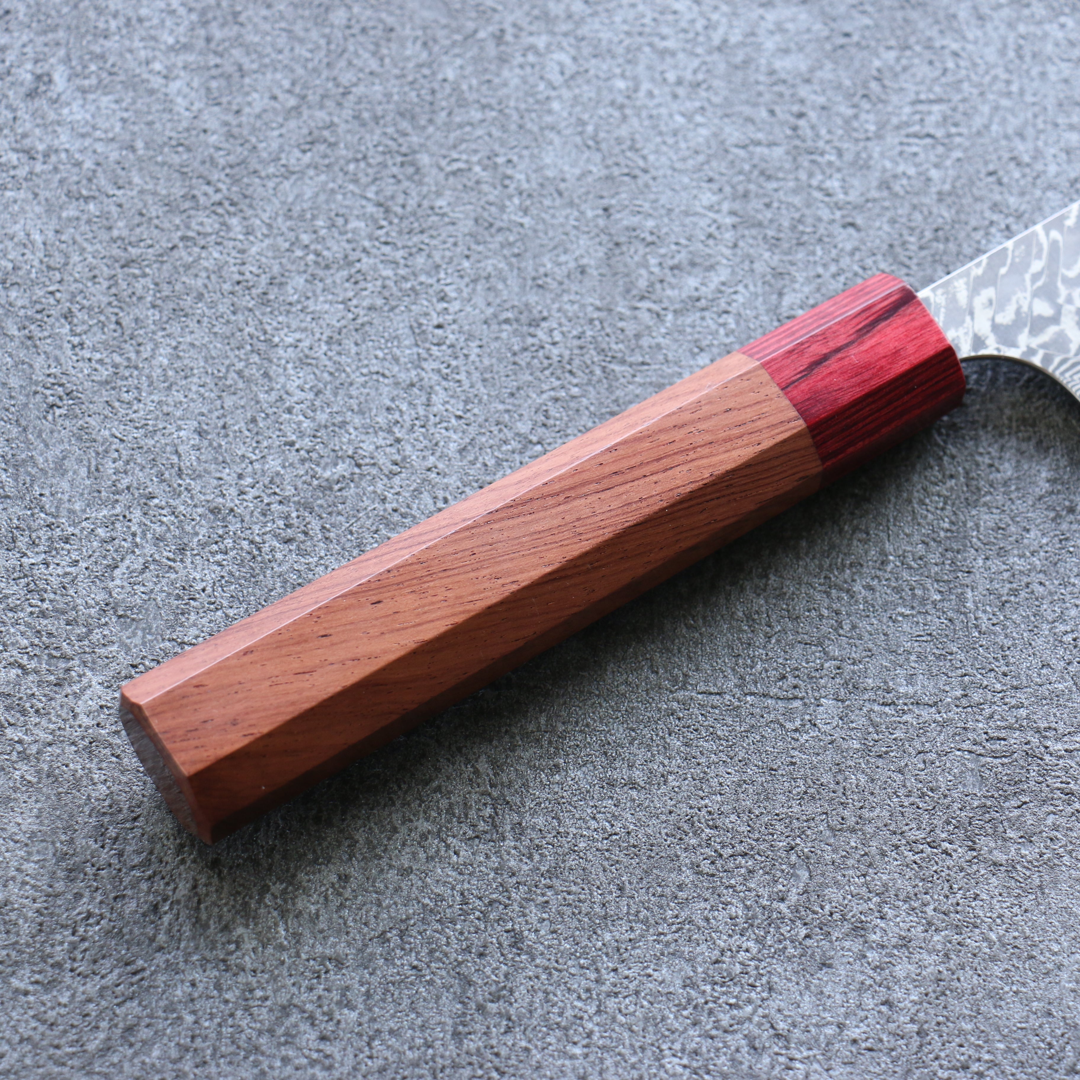 Yoshimi Kato SG2 Damascus Sujihiki 270mm Red Honduras Handle - Seisuke Knife