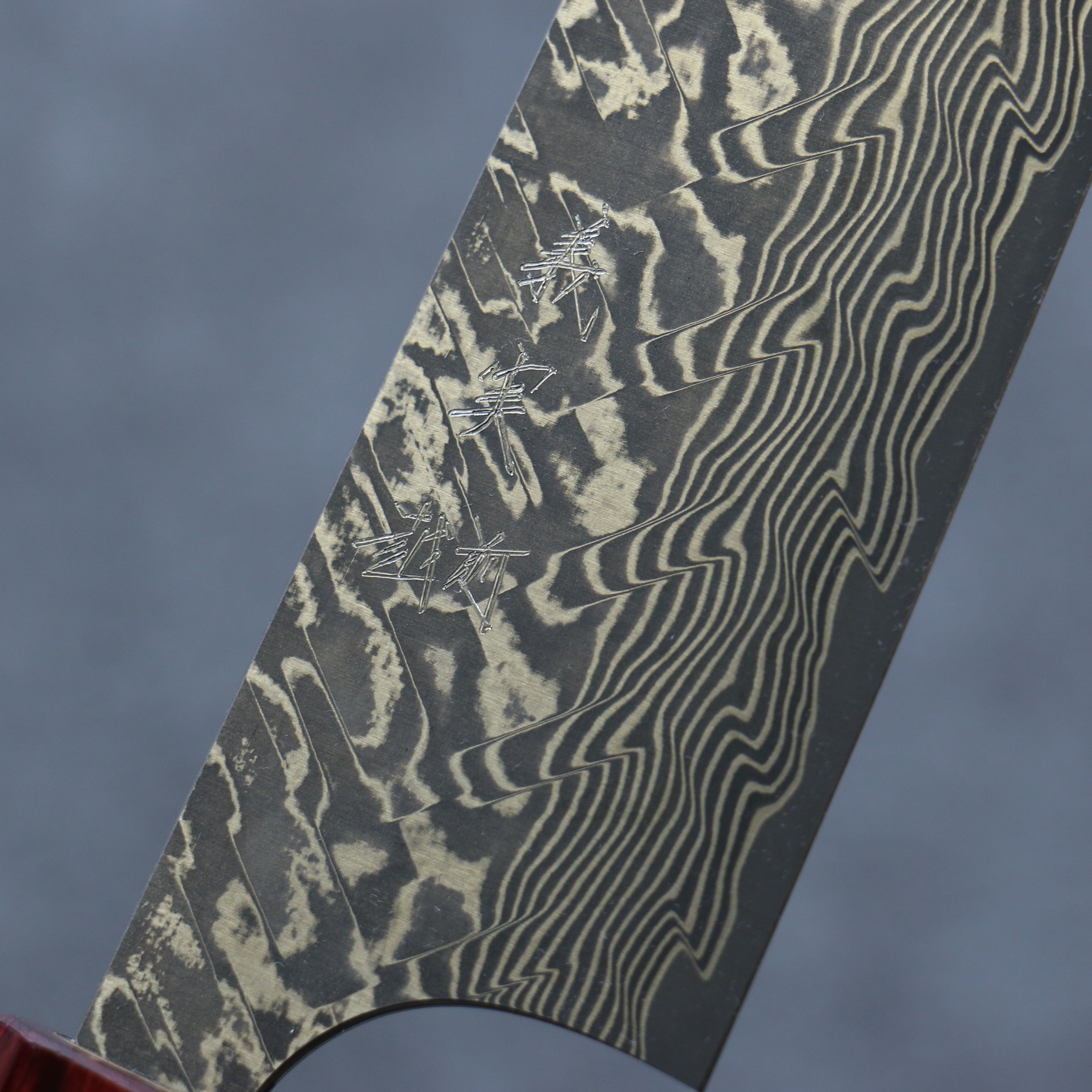 Yoshimi Kato SG2 Damascus Sujihiki 270mm Red Honduras Handle - Seisuke Knife