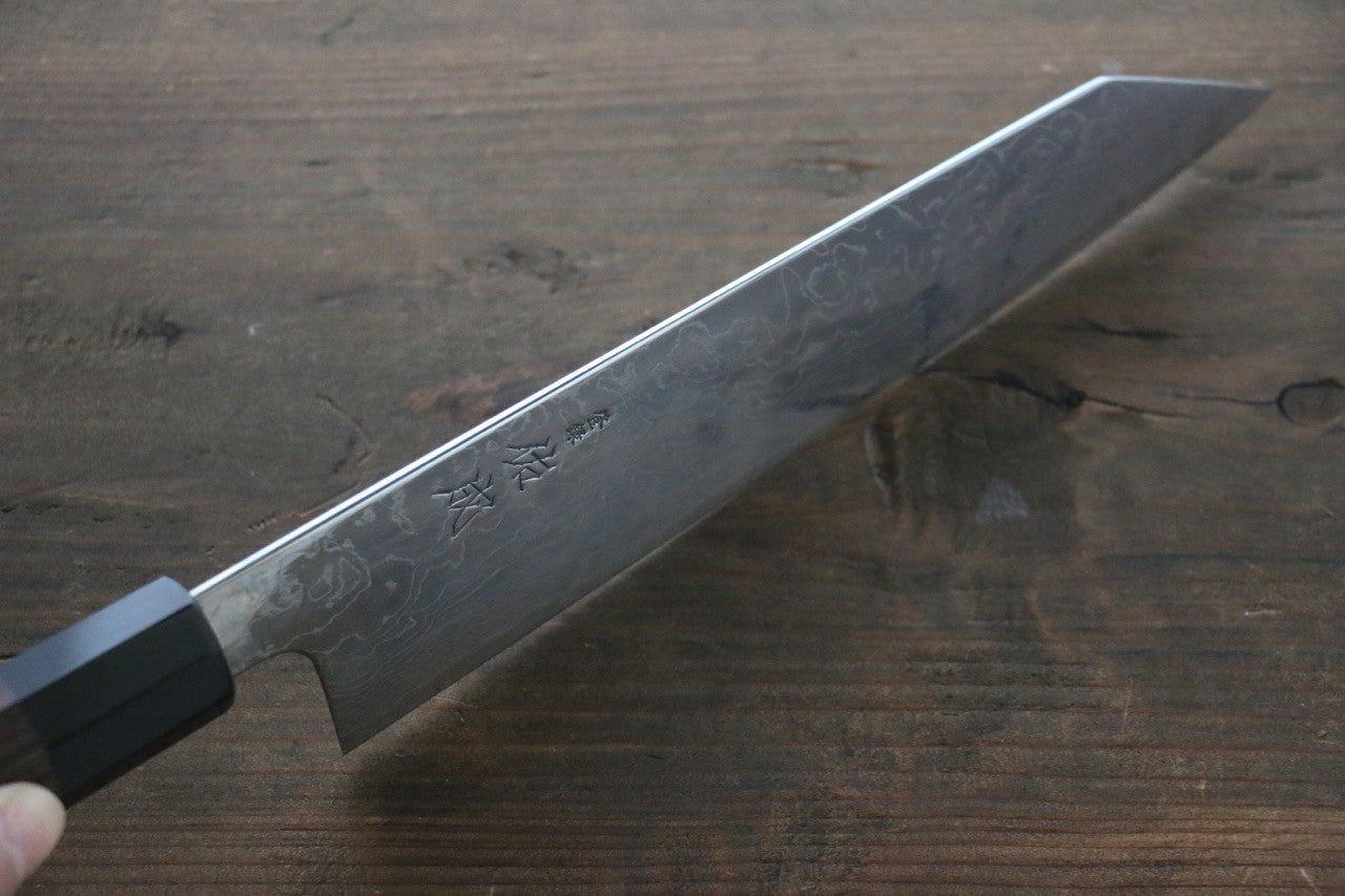 Sukenari SG2 Damascus Kiritsuke Gyuto 210mm with Shitan Handle - Seisuke Knife