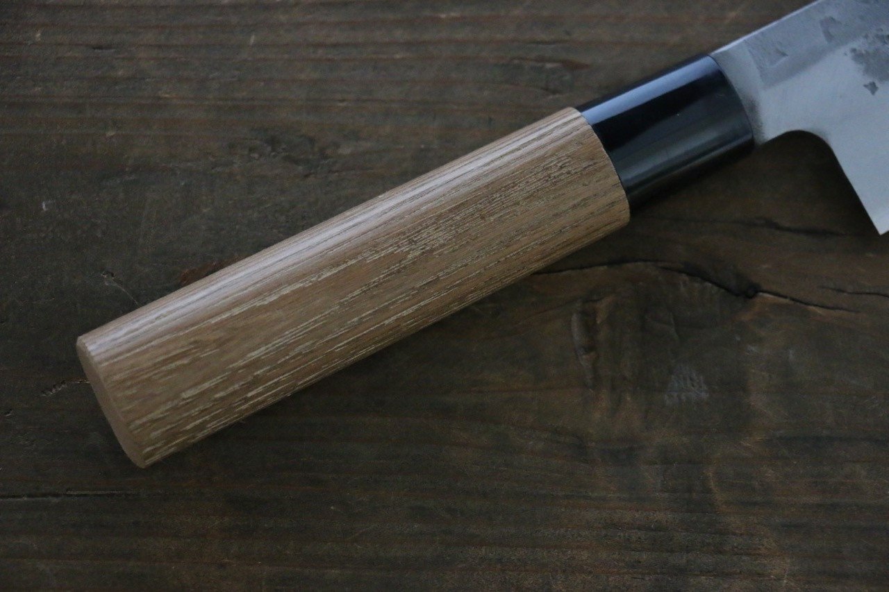 Seisuke Blue Steel No.2 Nashiji Gyuto 210mm Chestnut Handle - Seisuke Knife