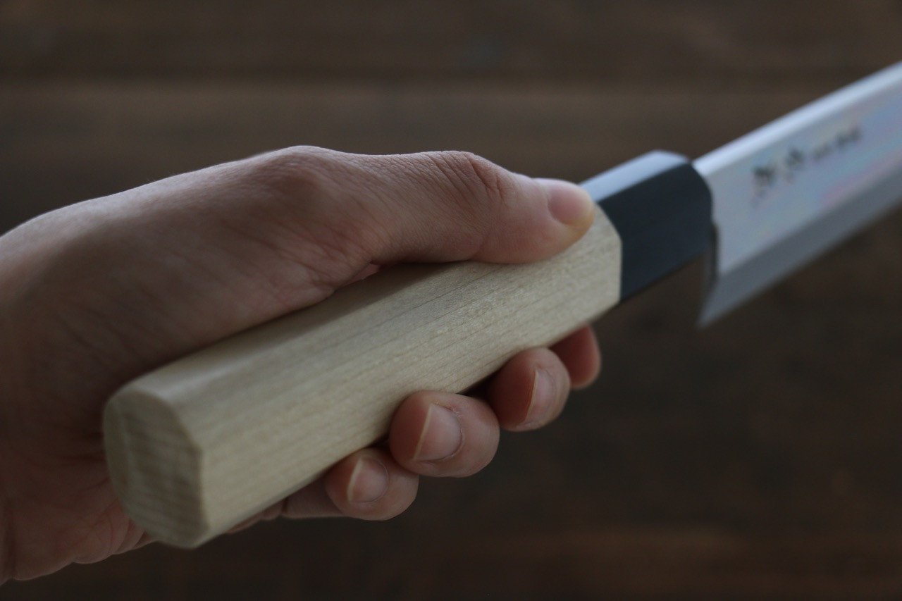 Sukenari Hongasumi Blue Steel No.2 Mioroshi Deba Knife - Seisuke Knife