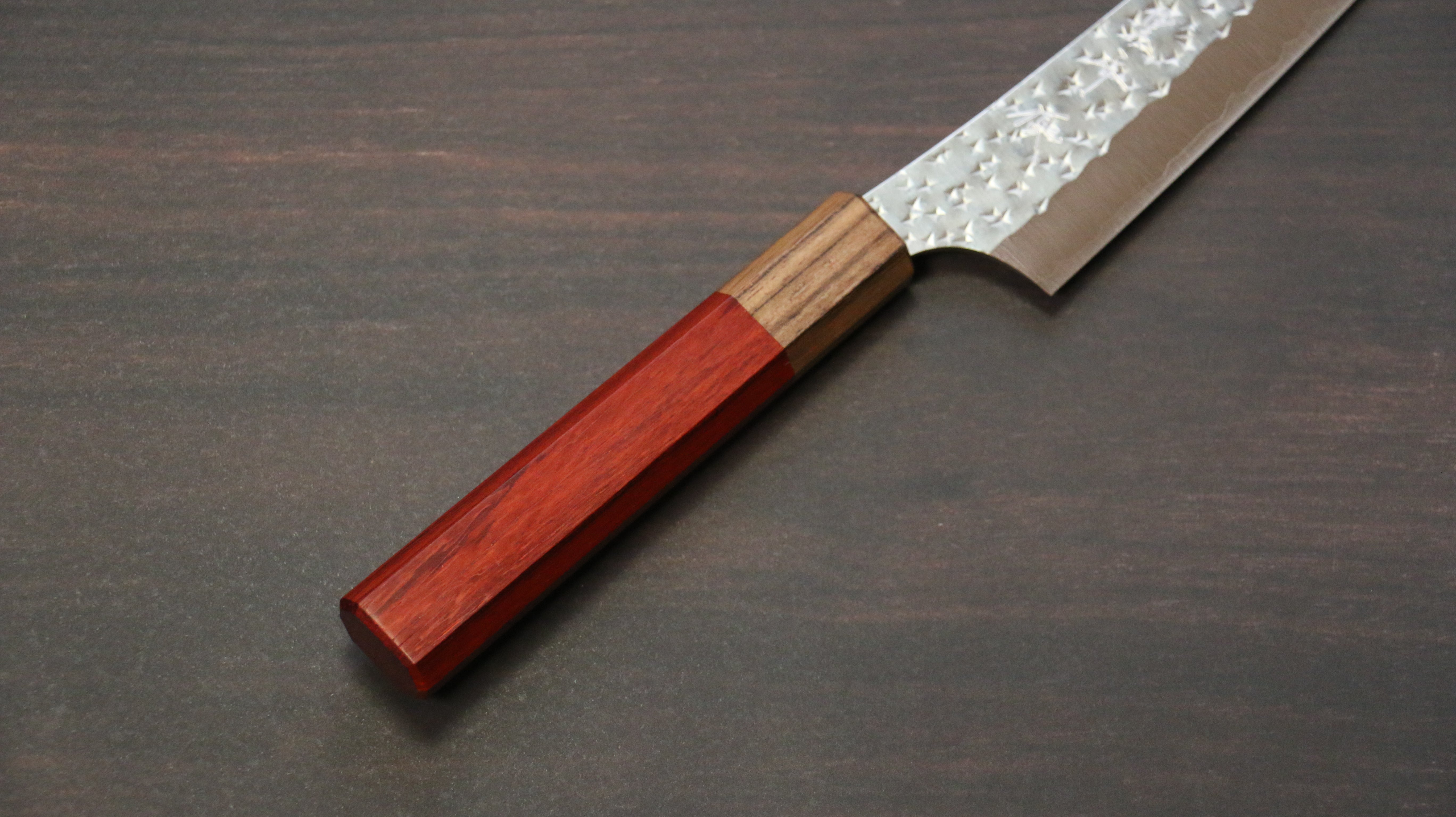 Yu Kurosaki Senko Ei SG2 Hammered Petty-Utility 150mm Padoauk Handle - Seisuke Knife