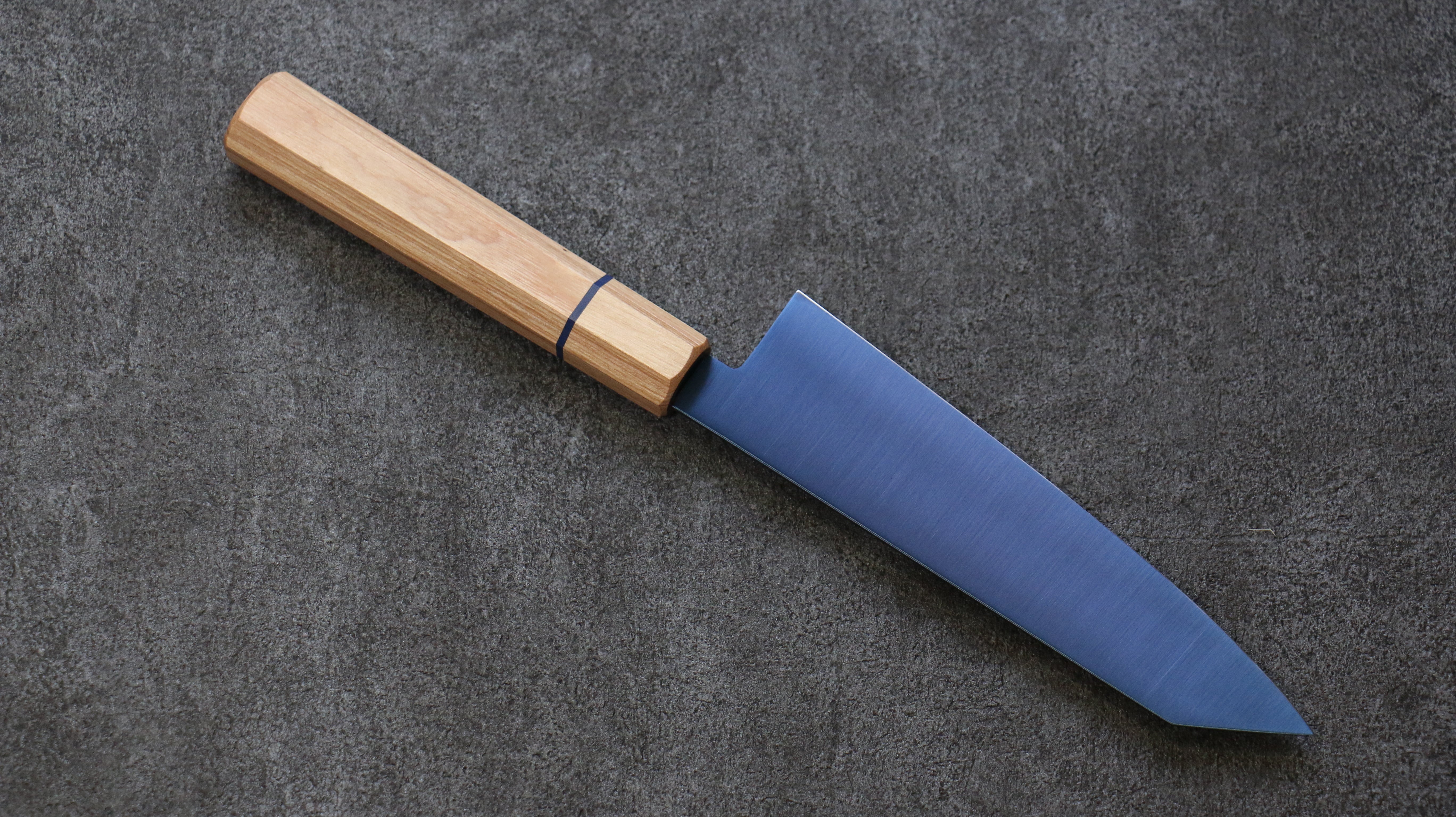 Seisuke SK-85 Ion plating Kiritsuke Santoku 180mm White wood Handle - Seisuke Knife