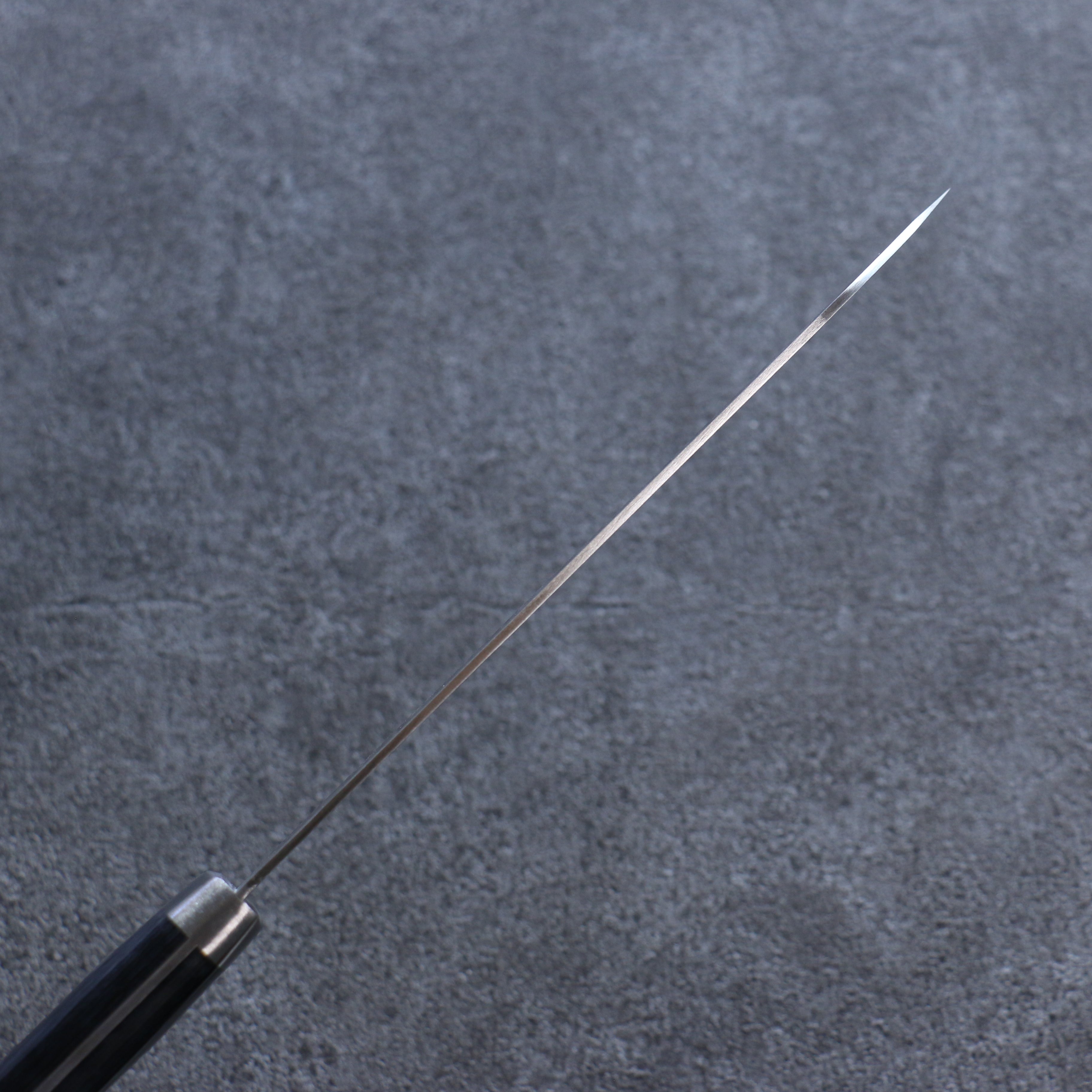 Kunihira Sairyu VG10 Damascus Santoku 170mm Navy blue Pakka wood Handle - Seisuke Knife