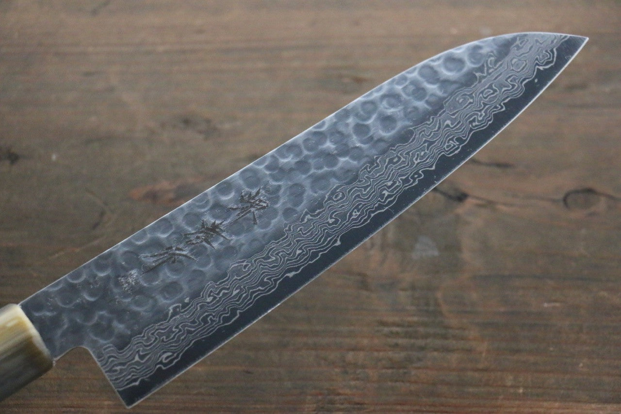 Sakai Takayuki 45 Layer Damascus AUS10 Santoku Japanese Chef Knife 180mm - Seisuke Knife