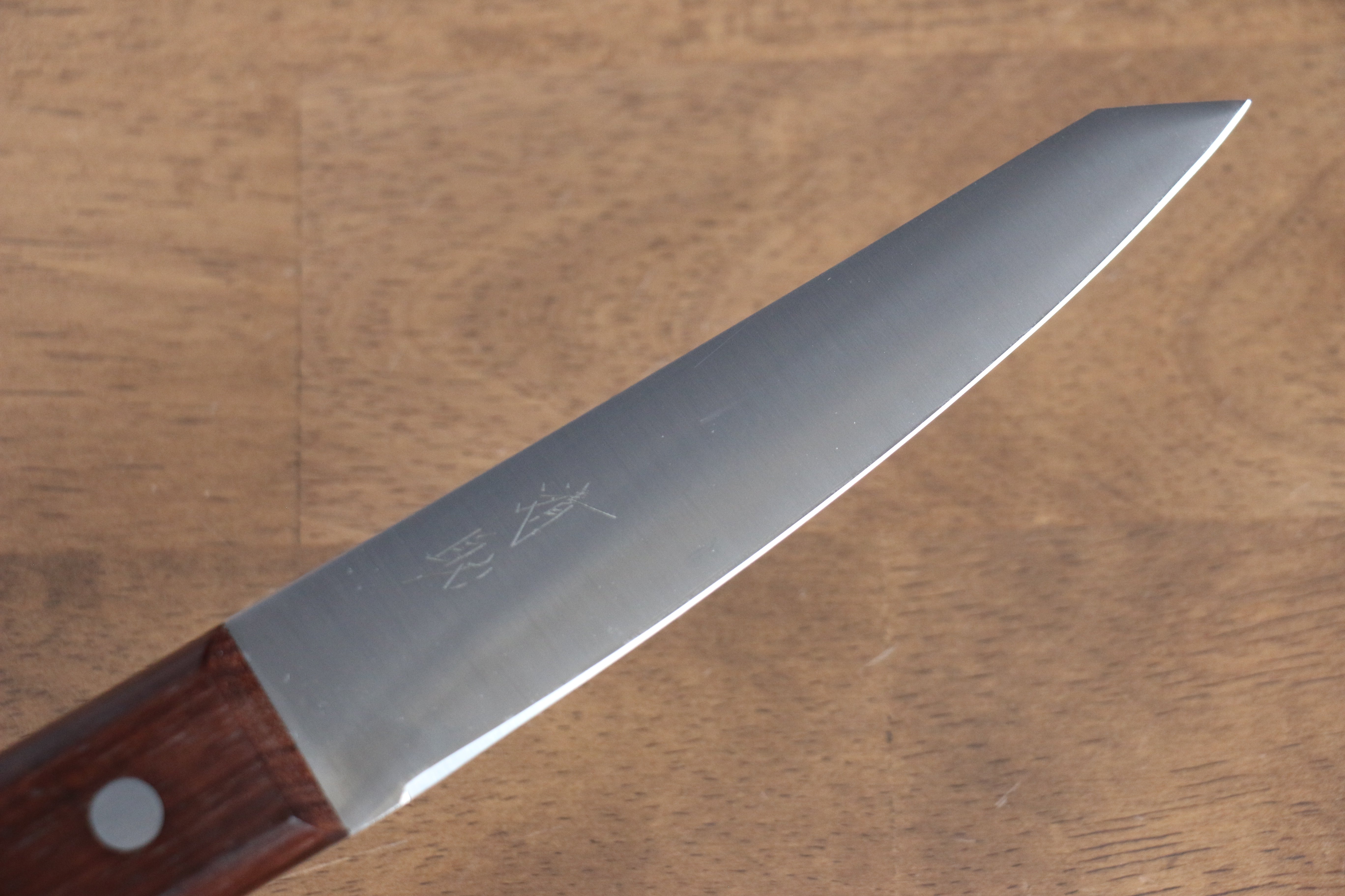 Seisuke Sanzoku Japanese Steel Honesuki Maru Boning 150mm Shitan Handle - Seisuke Knife