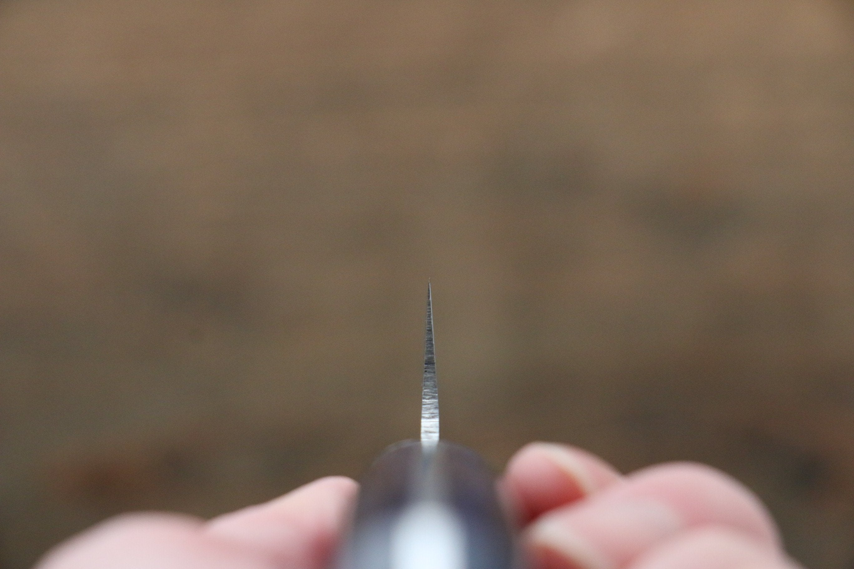 Seisuke Aotsuchi AUS10 Hammered Kiritsuke Petty-Utility 140mm Blue Pakka wood Handle - Seisuke Knife