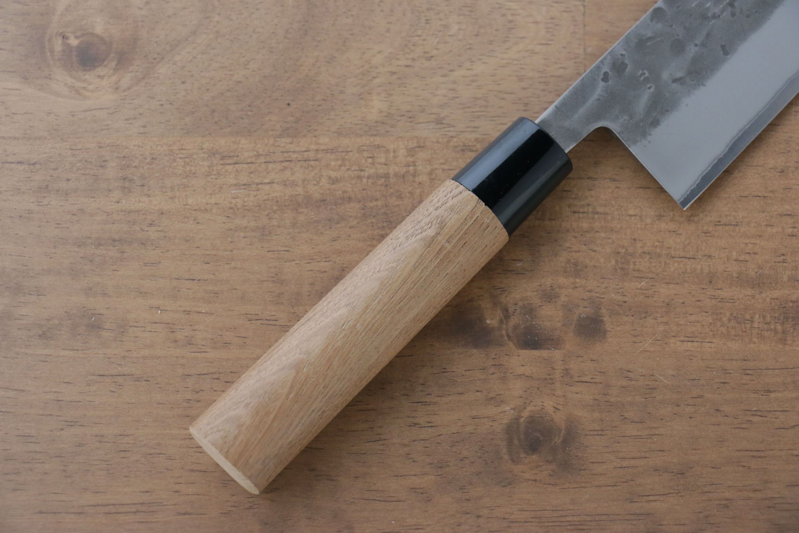 Seisuke Blue Steel No.2 Nashiji Gyuto 240mm Chestnut Handle - Seisuke Knife
