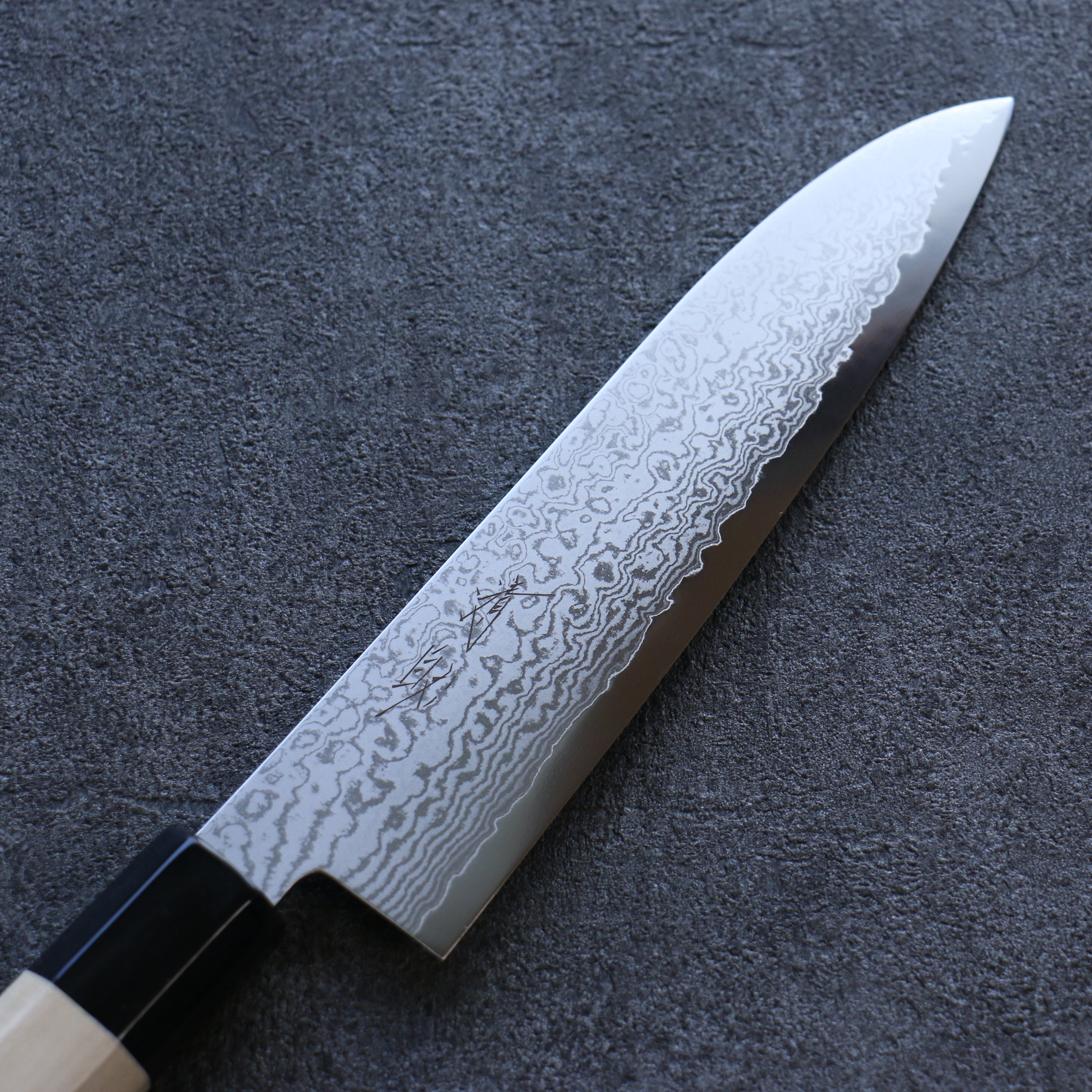 Seisuke VG10 Damascus Santoku 180mm Magnolia Handle - Seisuke Knife