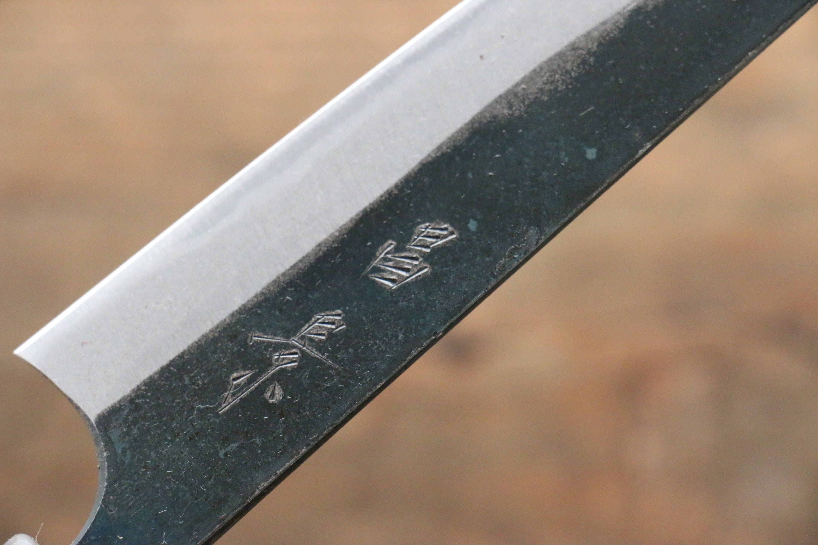 Masakage Mizu Blue Steel No.2 Kurouchi Petty-Utility 150mm American Cherry Handle - Seisuke Knife