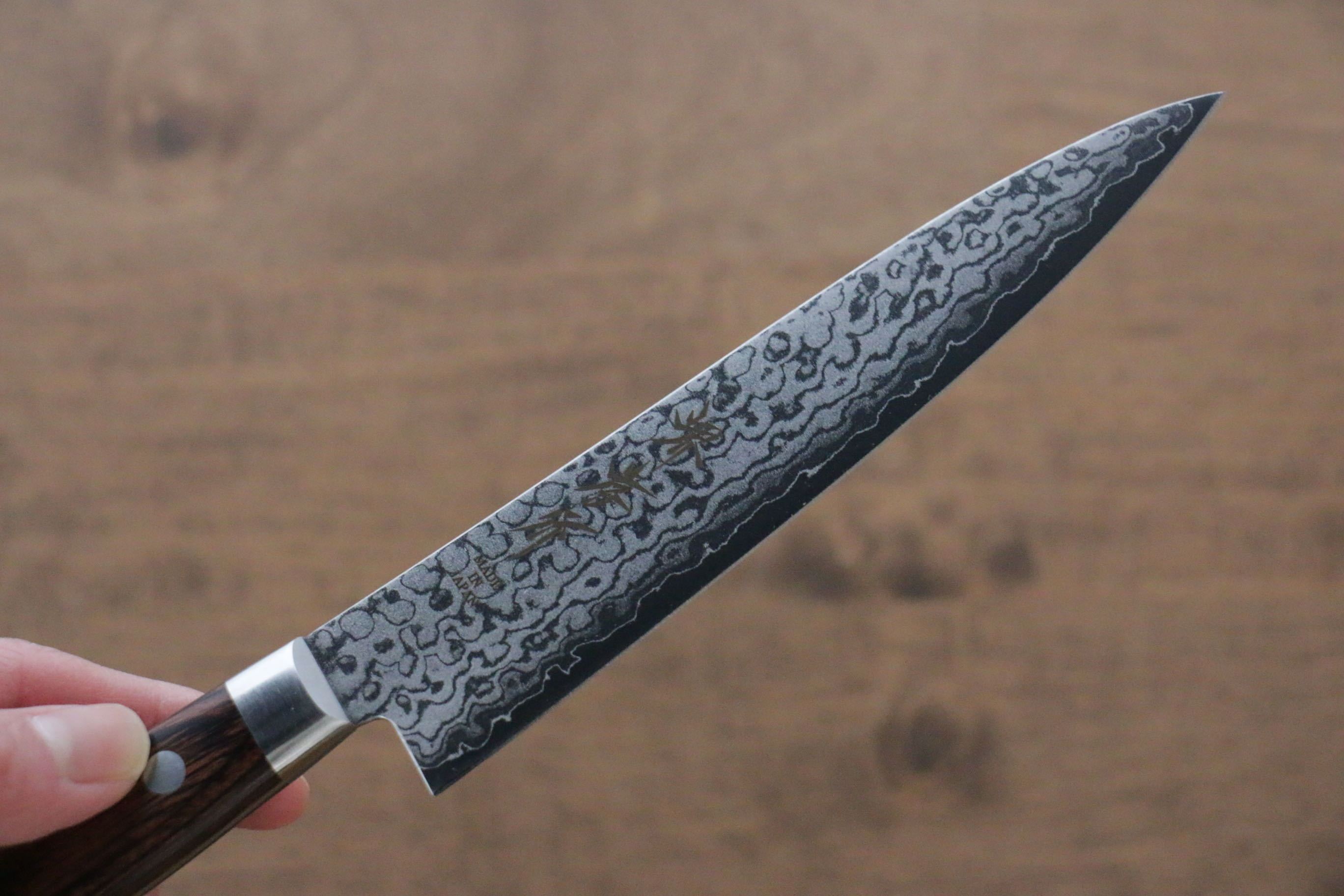 Sakai Takayuki VG10 17 Layer Damascus Mirrored Finish Petty-Utility 135mm - Seisuke Knife