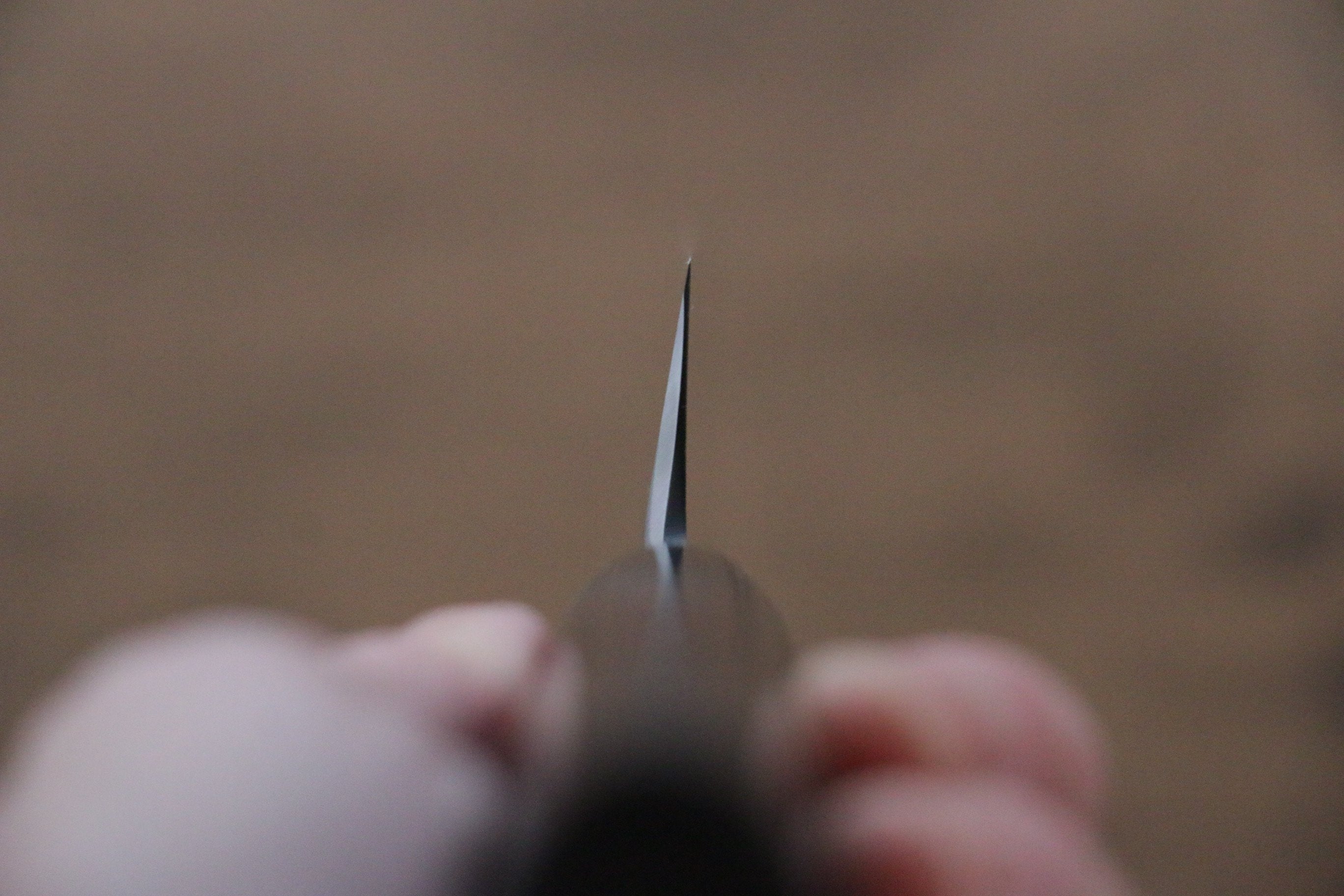 Jikko Silver Steel No.3 Kamagata Usuba 165mm Shitan Handle - Seisuke Knife