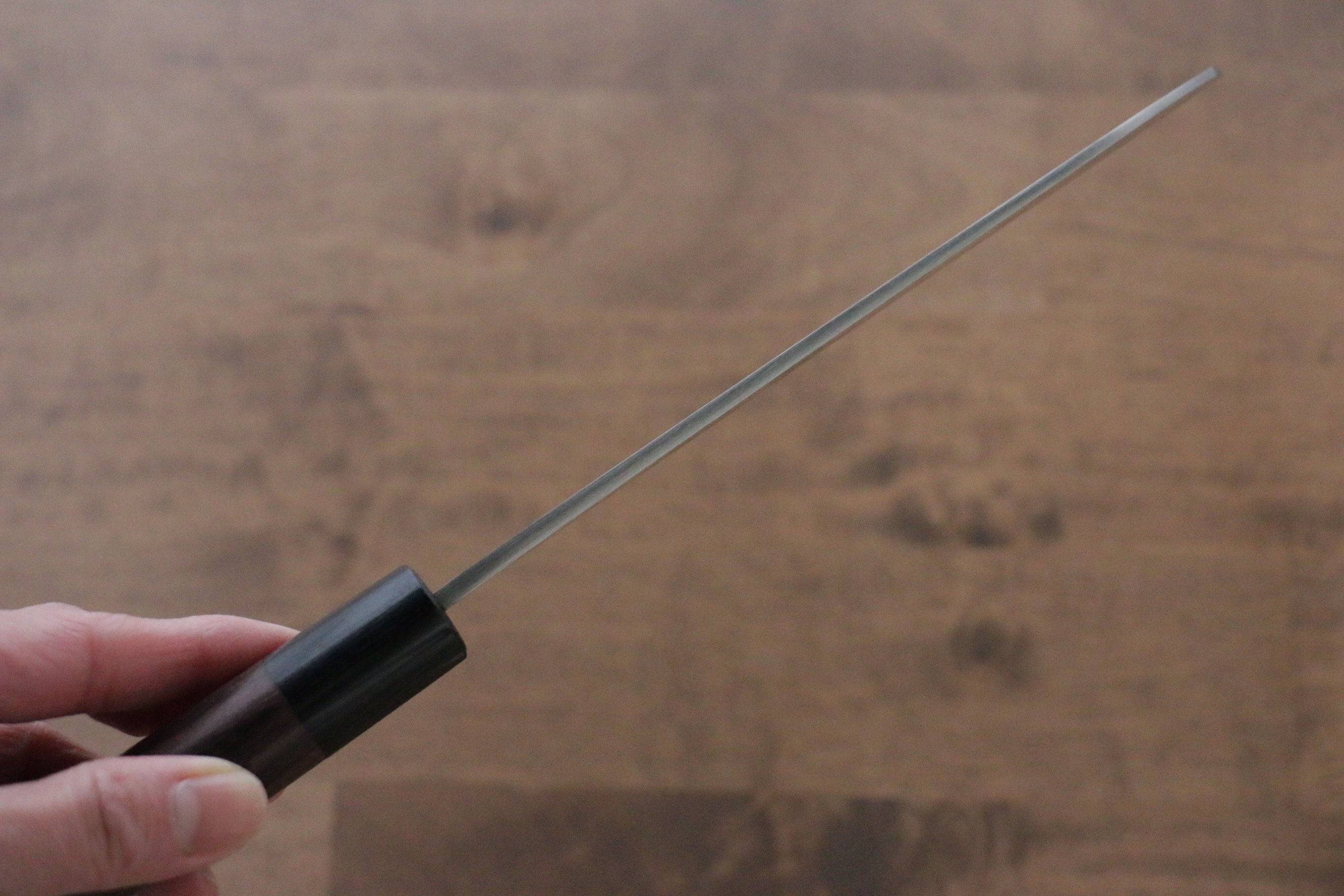 Jikko Silver Steel No.3 Kamagata Usuba 180mm Shitan Handle - Seisuke Knife