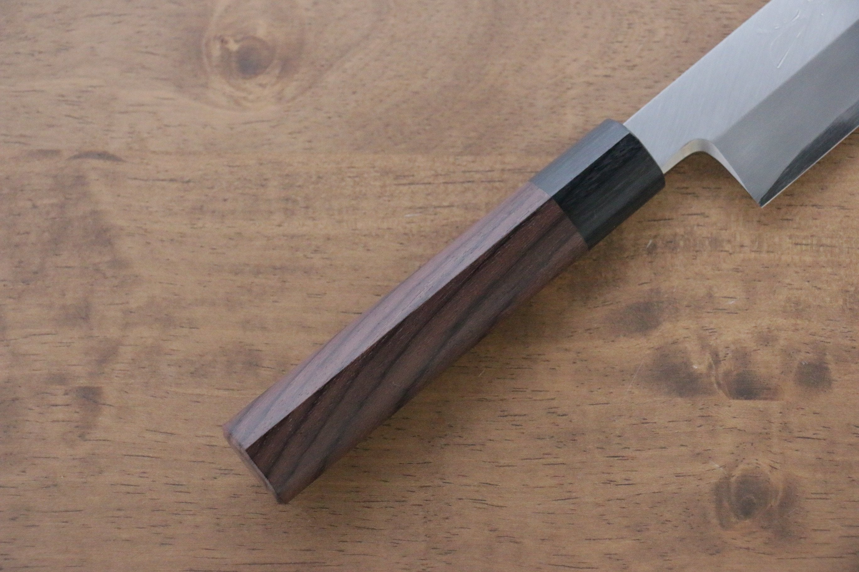 Jikko Silver Steel No.3 Kamagata Usuba 180mm Shitan Handle - Seisuke Knife