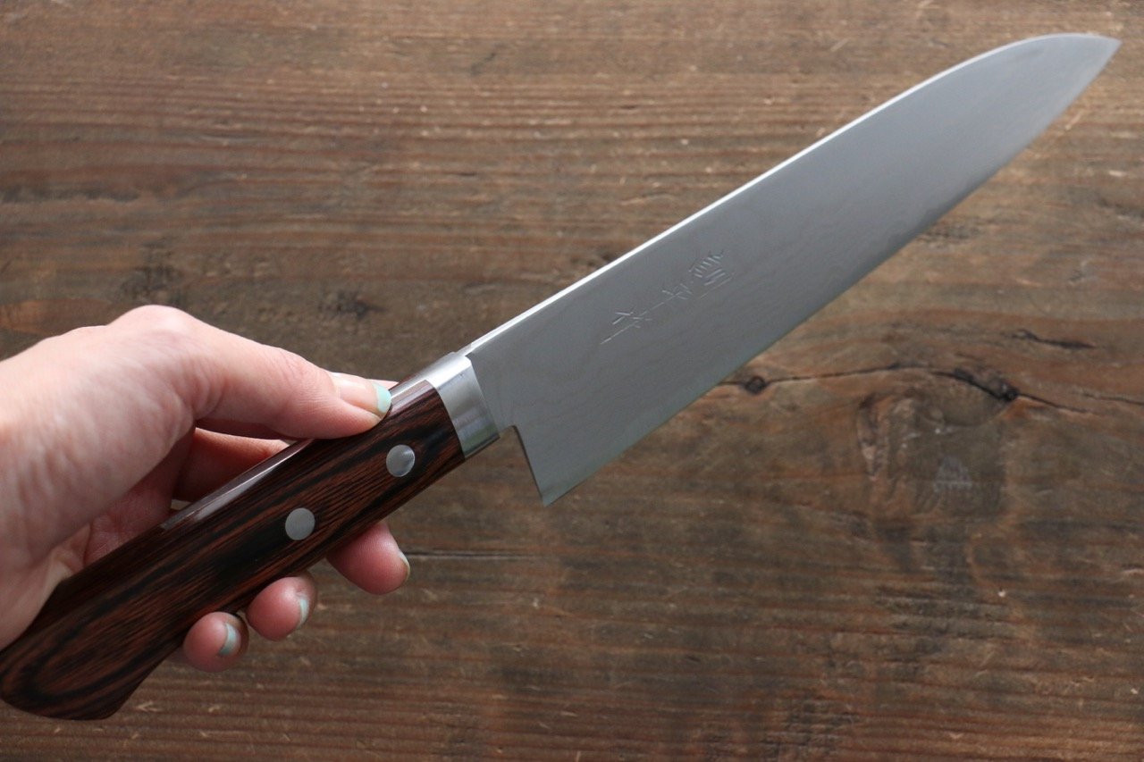 Kunihira Tanzo VG1 Damascus Gyuto Japanese Chef Knife 180mm - Seisuke Knife