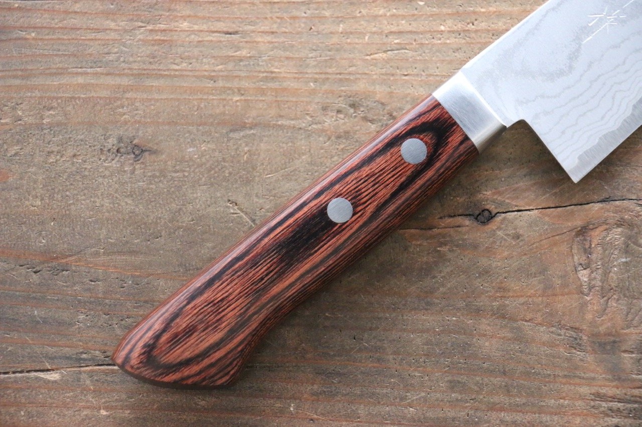 Kunihira Tanzo VG1 Damascus Gyuto Japanese Chef Knife 180mm - Seisuke Knife