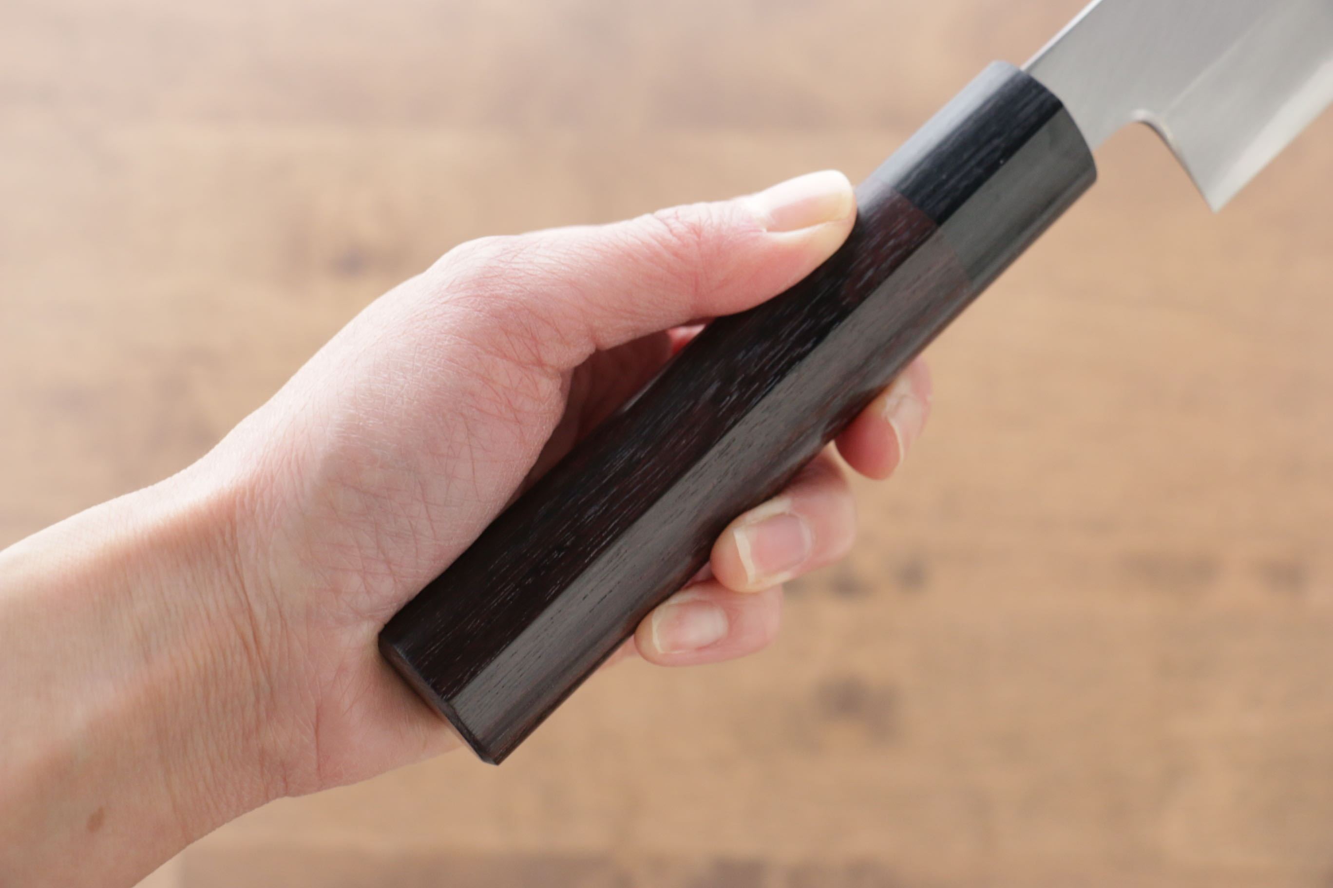 Jikko Silver Steel No.3 Usuba 165mm Shitan Handle - Seisuke Knife