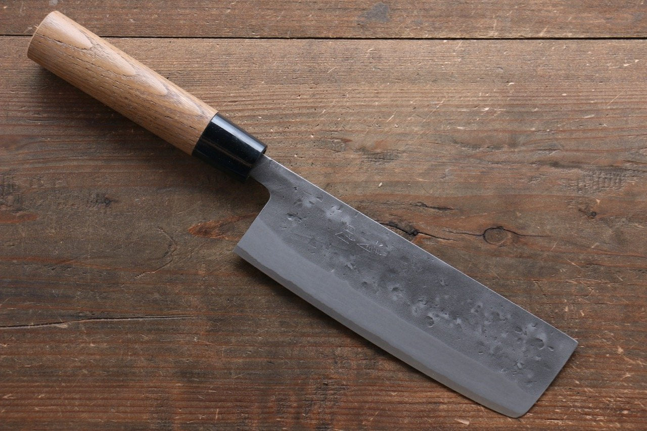 Seisuke Blue Steel No.2 Nashiji Gyuto, Nakiri, Petty Japanese Chef Knife Set - Seisuke Knife