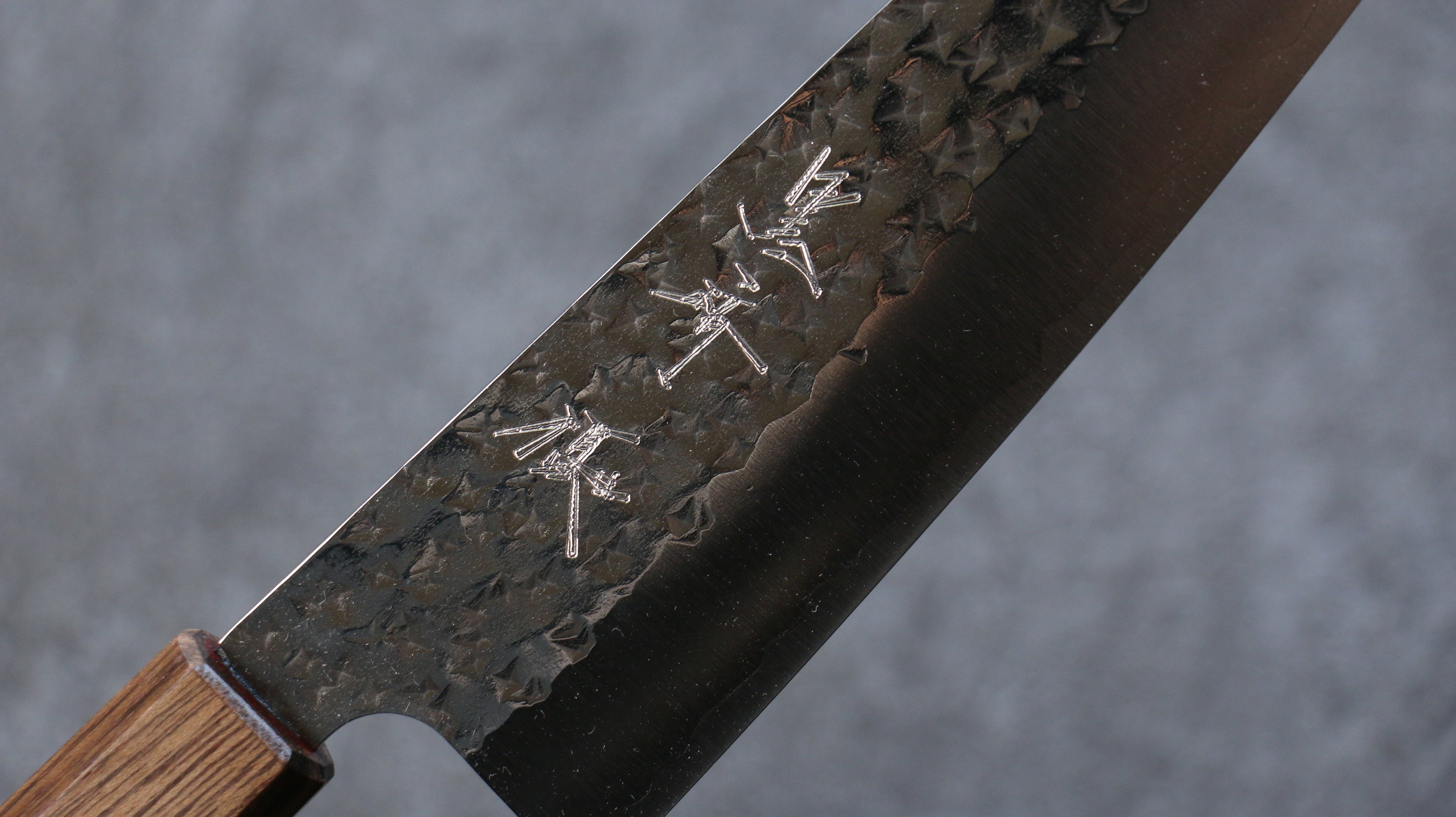 Yu Kurosaki Senko Ryu SG2 Hammered Small Santoku 150mm Padoauk Handle - Seisuke Knife