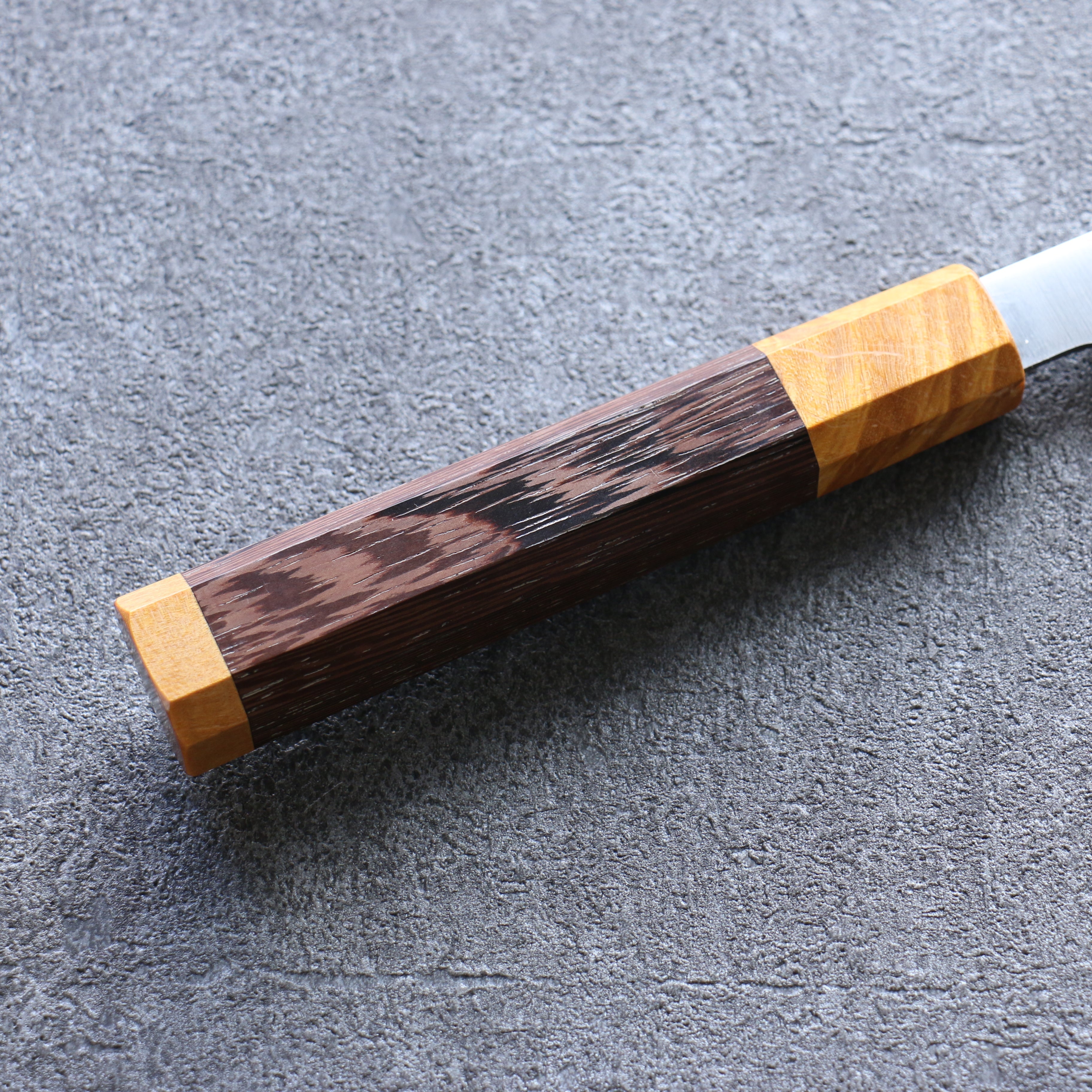 Sakai Takayuki JEWEL Topaz VG1 Santoku 180mm Wenge (Double Yellow Ring) Handle - Seisuke Knife