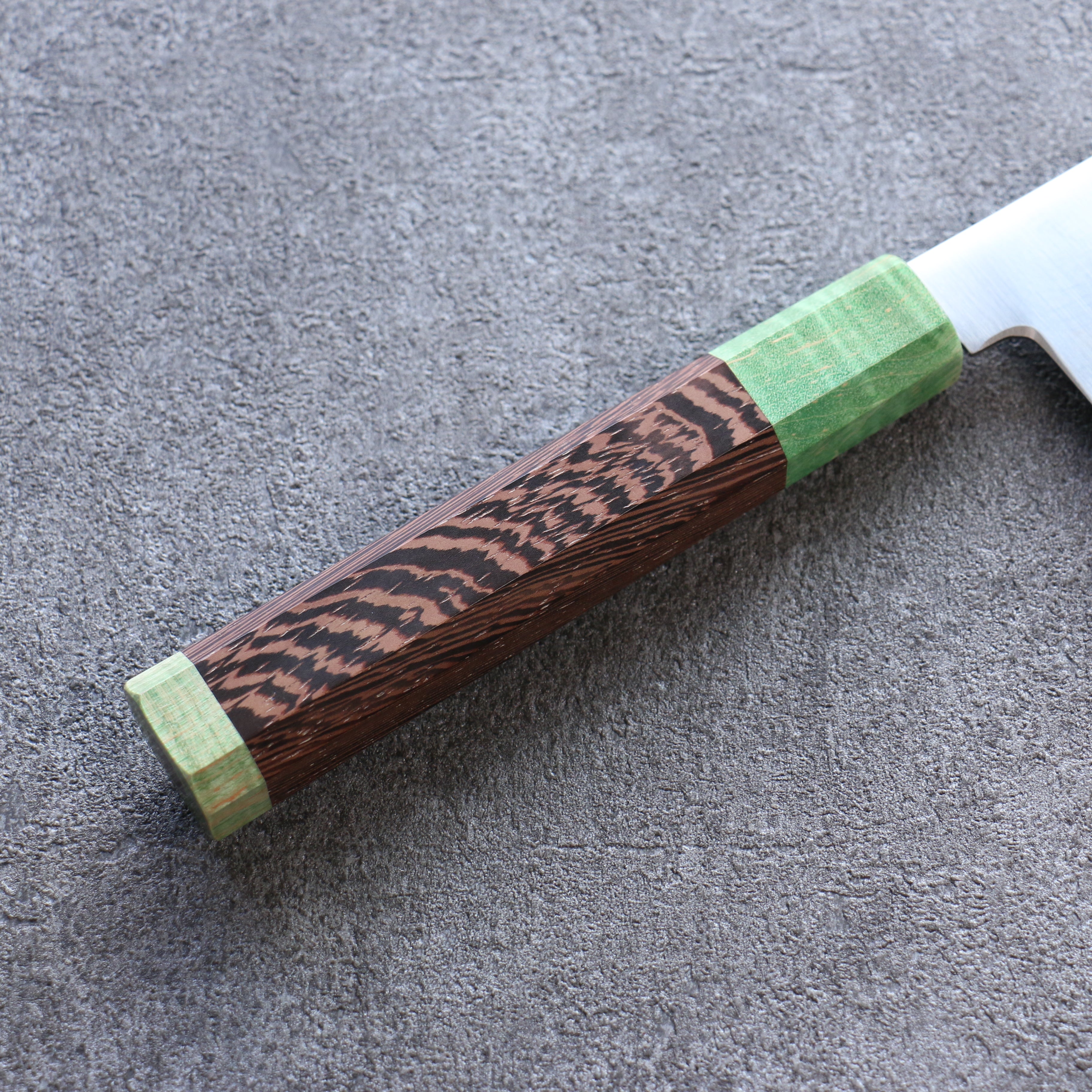 Sakai Takayuki Antares Emerald Uddeholm Swedish stain-resistant steel Gyuto 240mm Wenge (Double Green Ring) Handle - Seisuke Knife