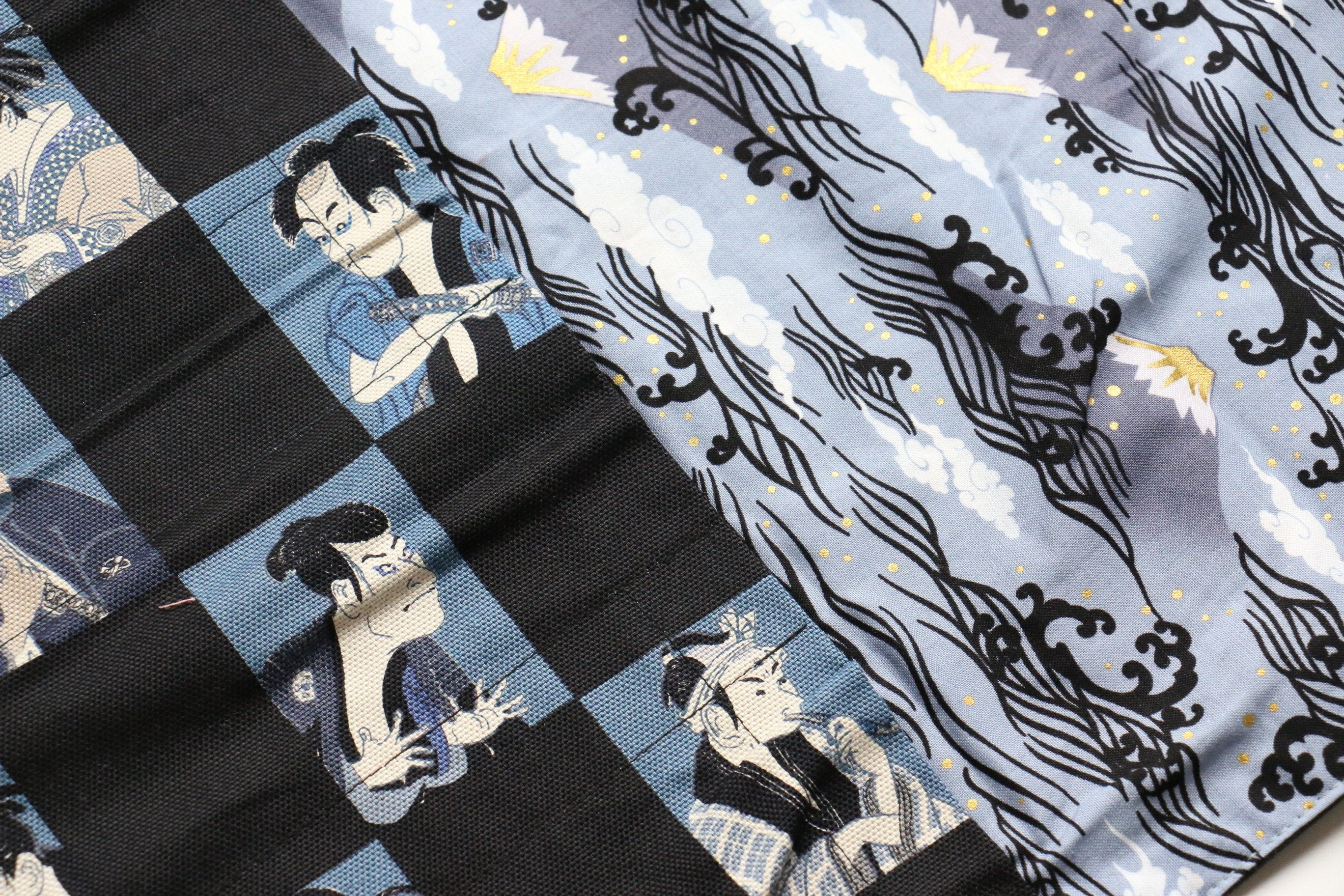 Japanese Style Knife Roll Aokabuki-Ura-Fuji 4 Pockets - Seisuke Knife