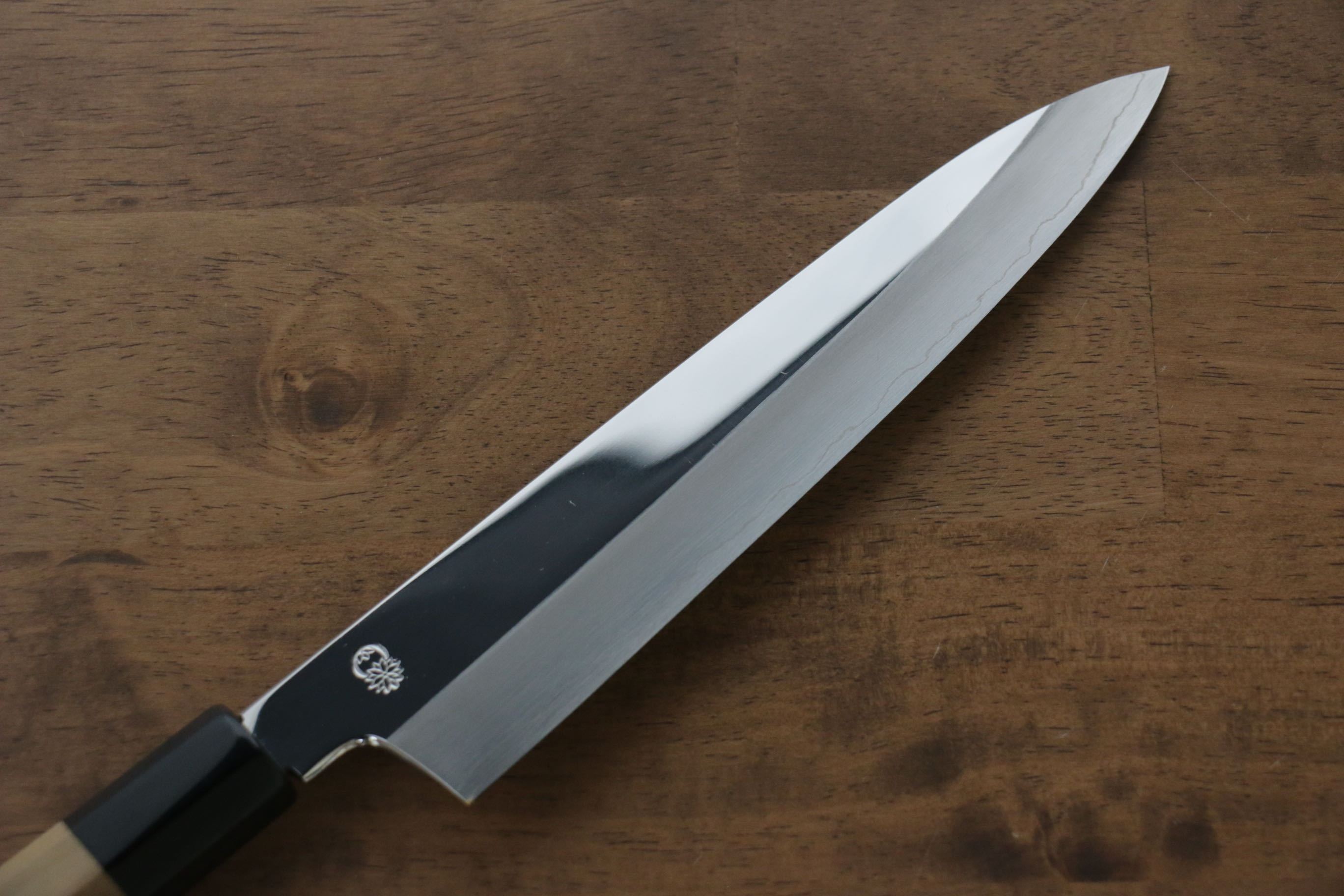 Choyo Silver Steel No.3 Mirrored Finish Gyuto 210mm with Magnolia Handle - Seisuke Knife