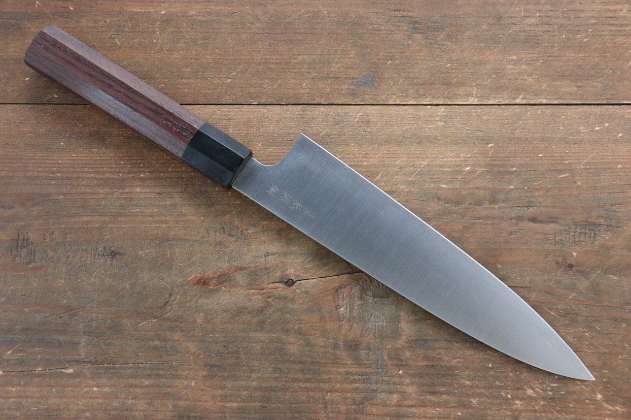 Sukenari Blue Super Gyuto 210mm with Shitan Handle - Seisuke Knife