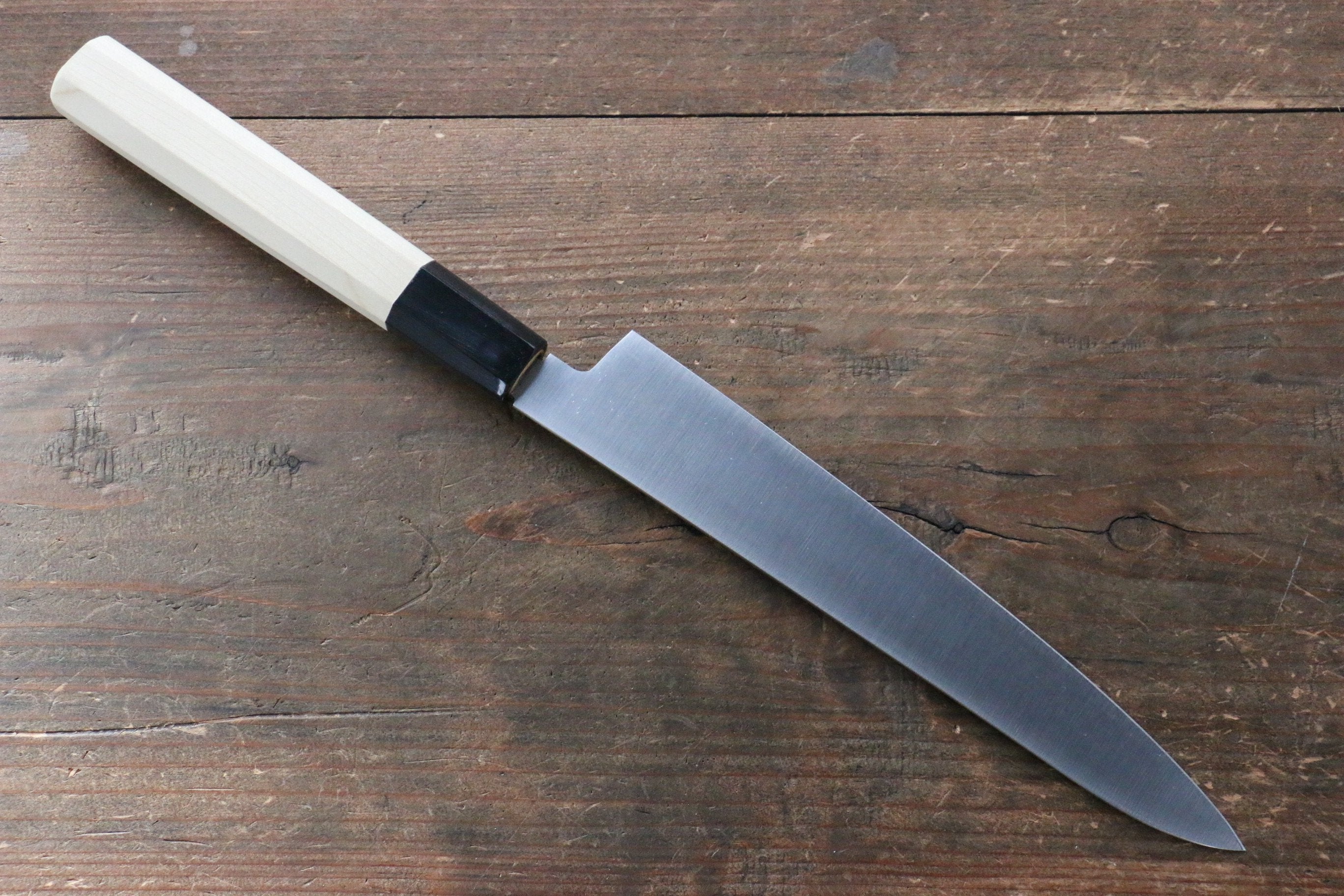 Sakai Takayuki Grand Chef Grand Chef Swedish Steel-stn Petty-Utility 180mm Magnolia Handle - Seisuke Knife