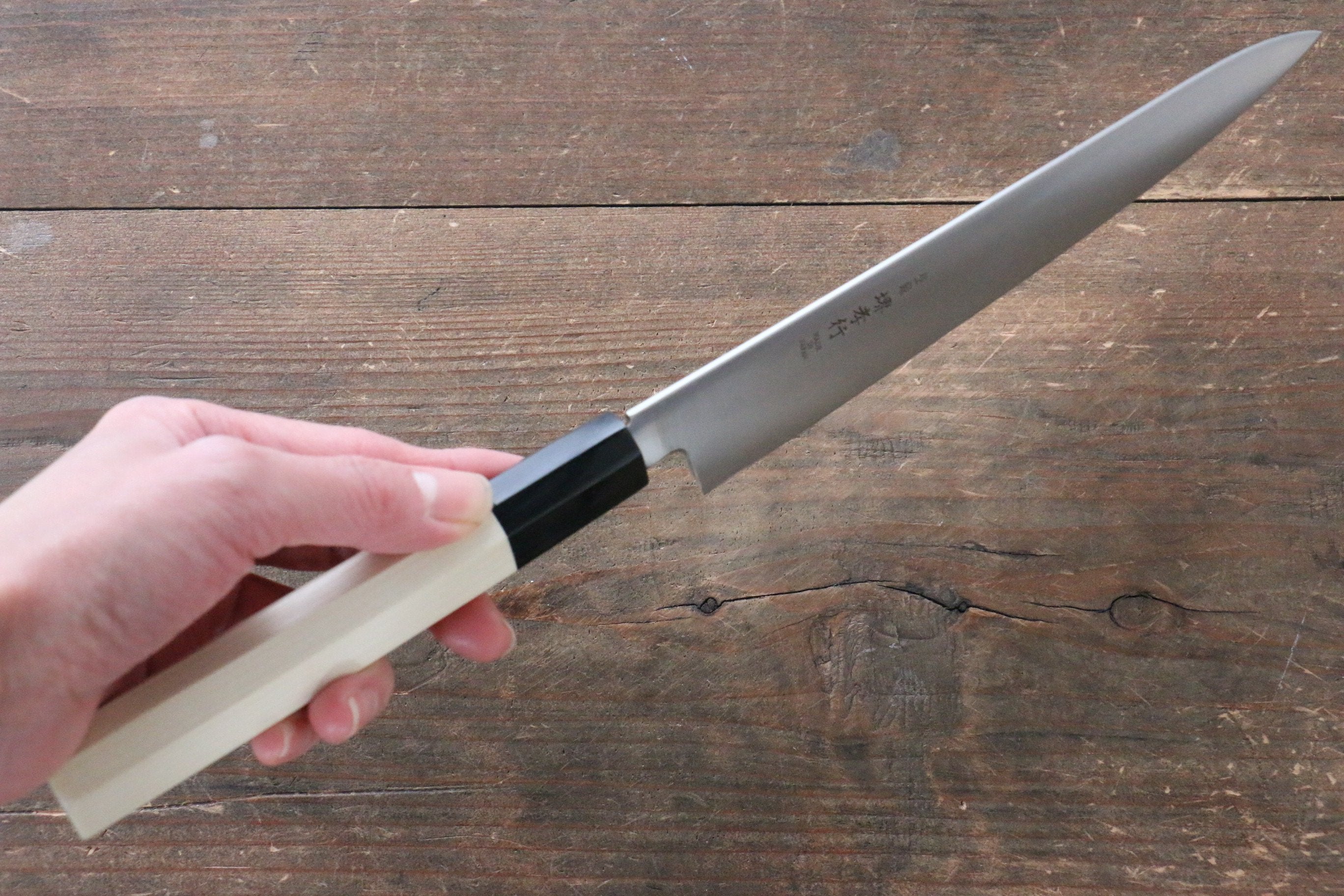 Sakai Takayuki Grand Chef Grand Chef Swedish Steel-stn Petty-Utility 180mm Magnolia Handle - Seisuke Knife