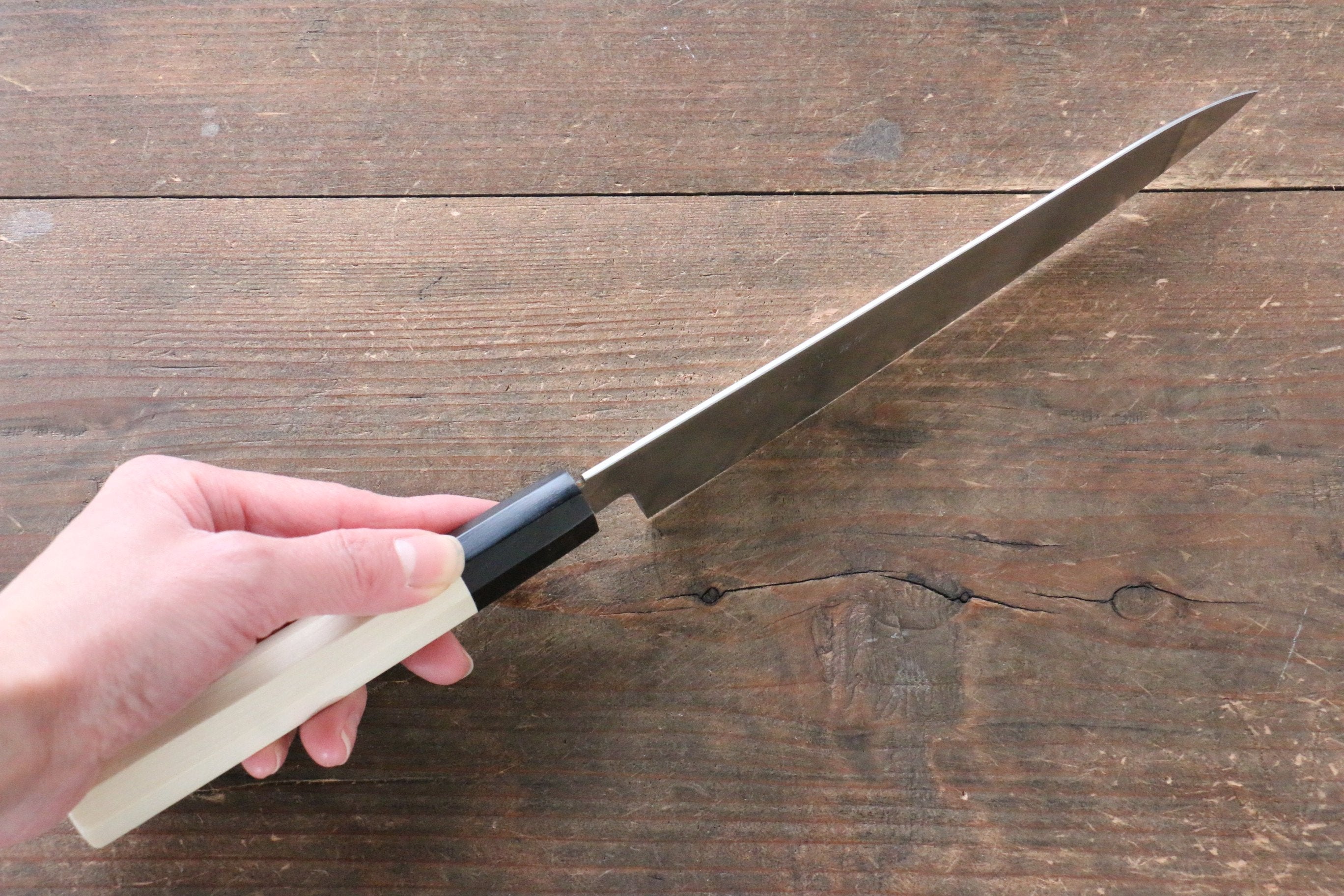 Sakai Takayuki Grand Chef Grand Chef Swedish Steel-stn Petty-Utility 180mm Magnolia Handle - Seisuke Knife