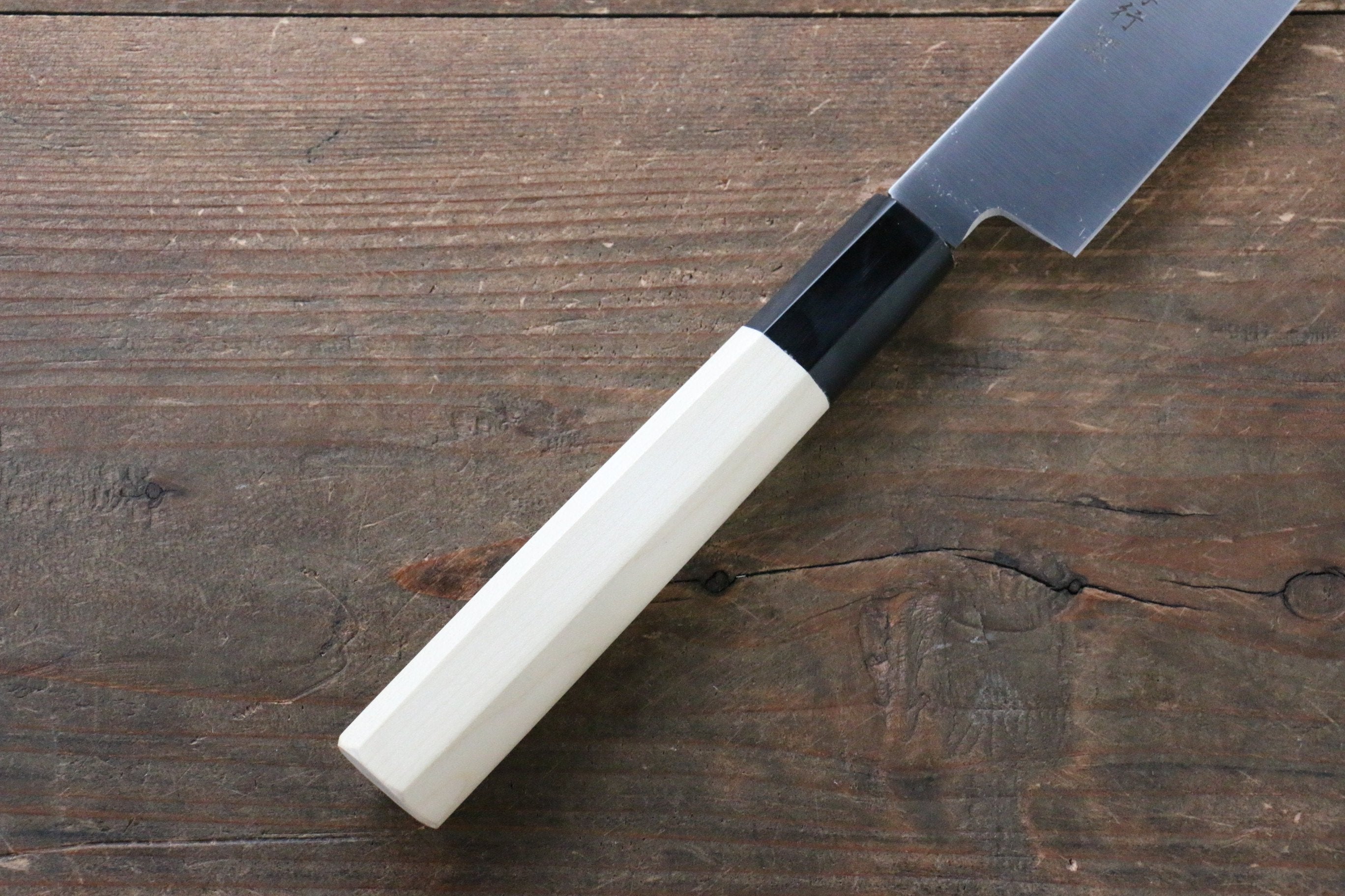 Sakai Takayuki Grand Chef Grand Chef Swedish Steel-stn Petty-Utility 180mm Magnolia Handle - Seisuke Knife