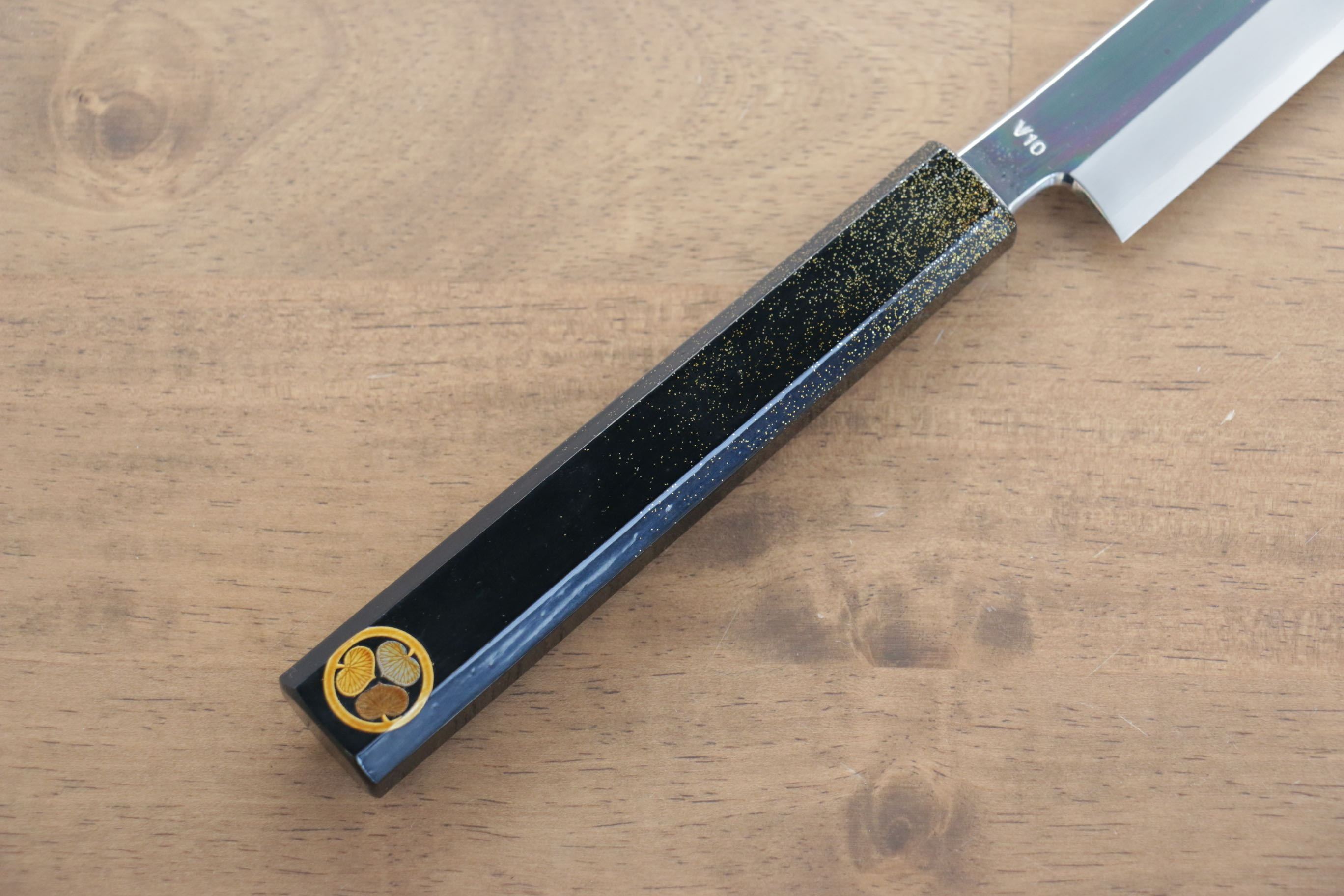 Seisuke VG10 Sakimaru Takohiki 300mm Live oak Lacquered (Kamon) Handle - Seisuke Knife