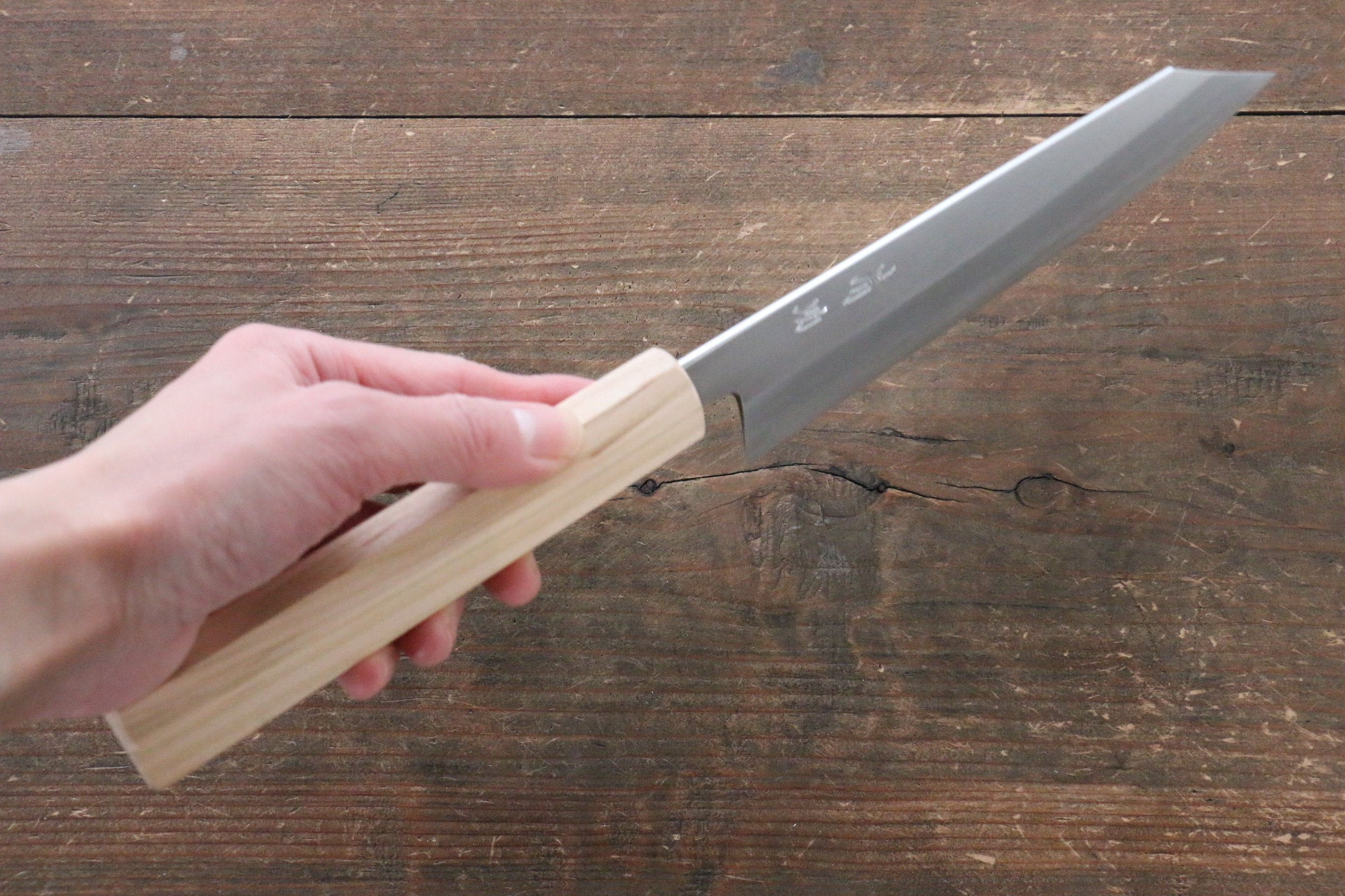 Seisuke Silver Steel No.3 Bunka 165mm Cherry Tree Handle - Seisuke Knife