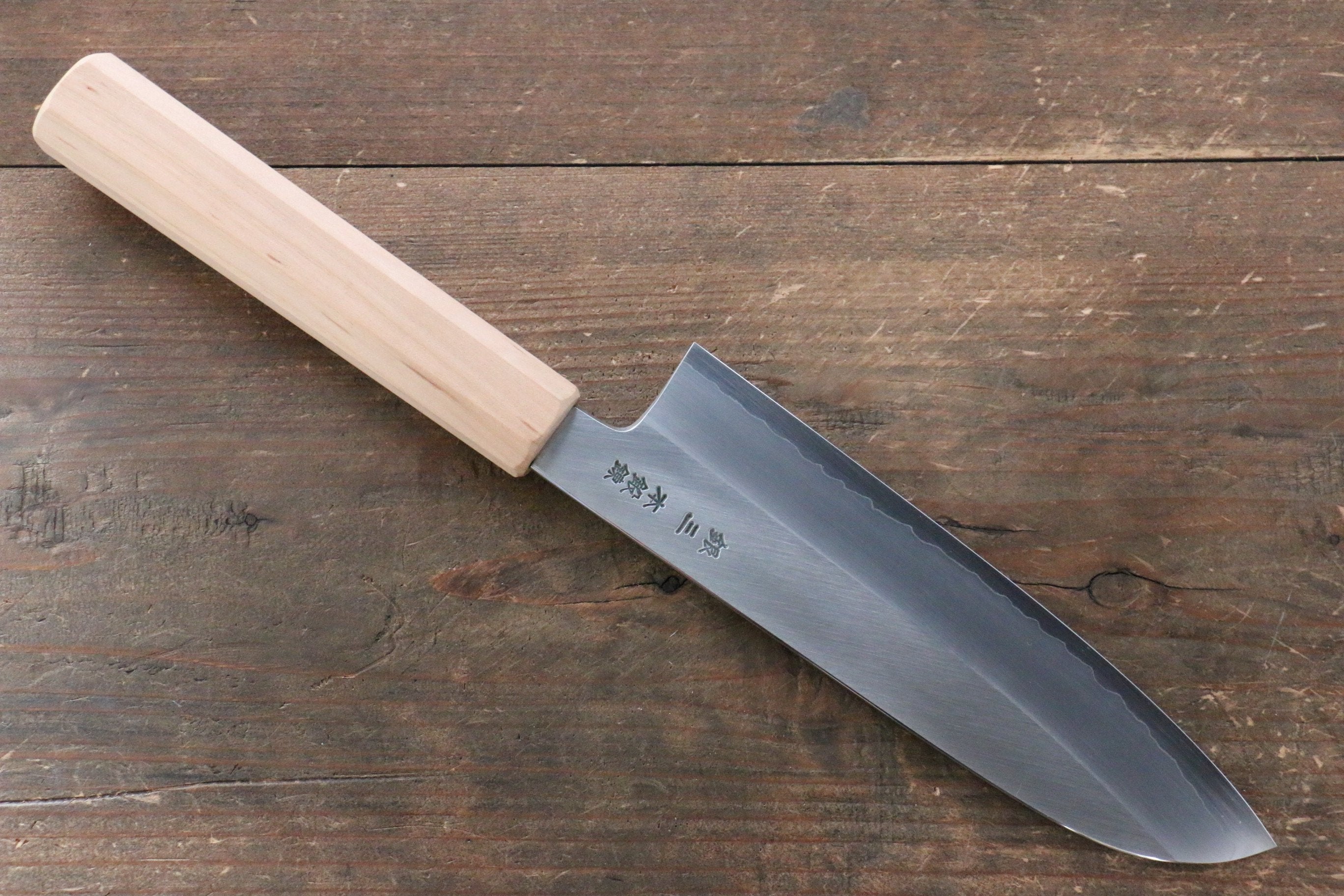 Seisuke Silver Steel No.3 Santoku 165mm Cherry Tree Handle - Seisuke Knife