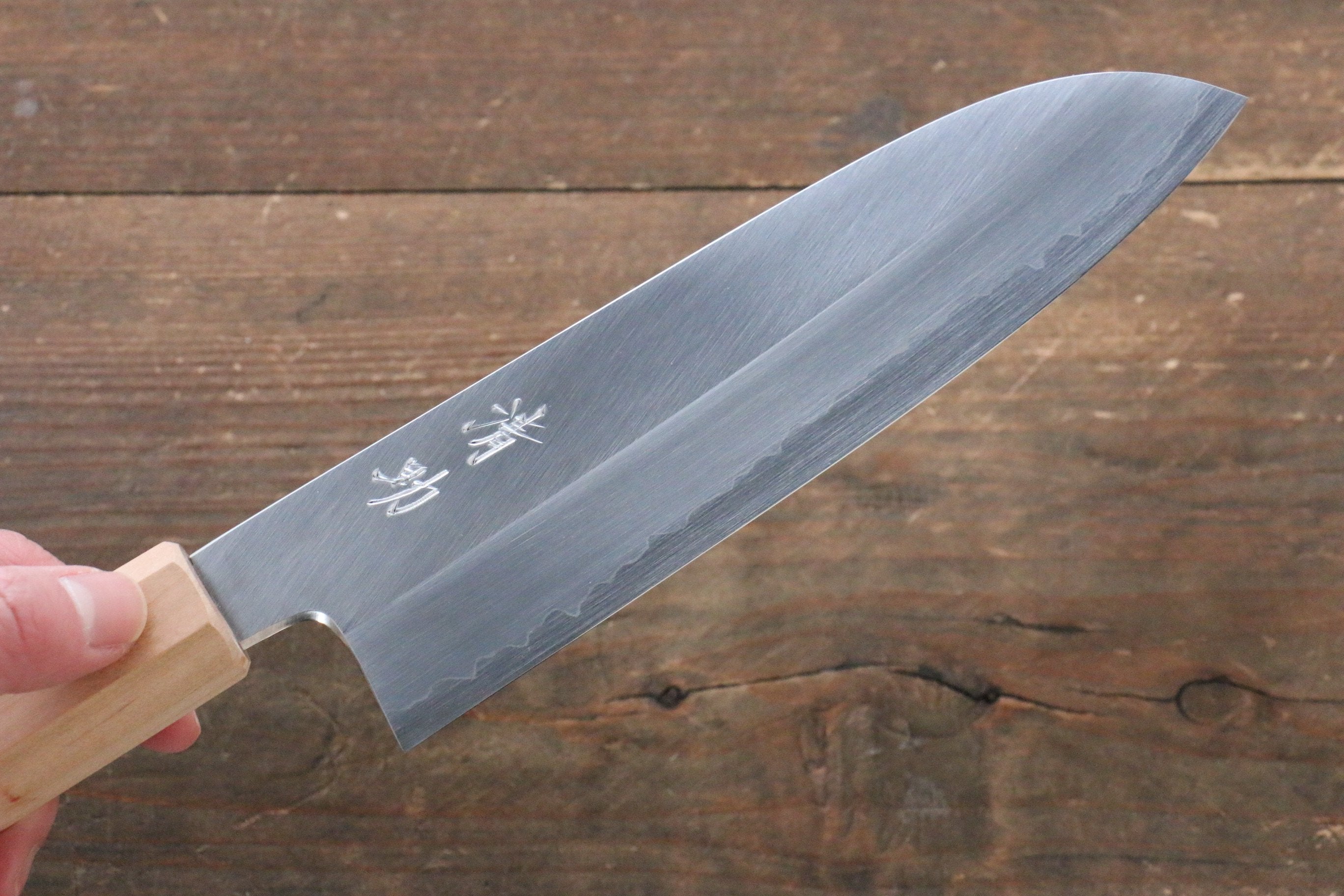 Seisuke Silver Steel No.3 Santoku 165mm Cherry Tree Handle - Seisuke Knife