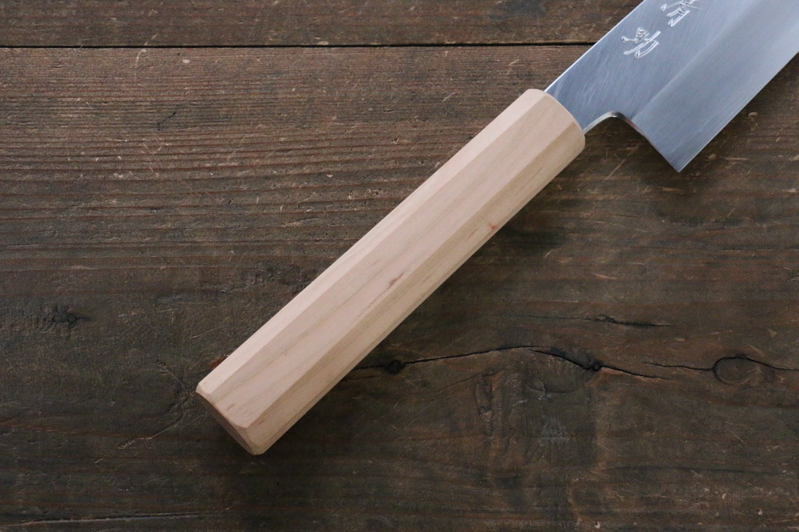 Seisuke Silver Steel No.3 Santoku 165mm Cherry Tree Handle - Seisuke Knife