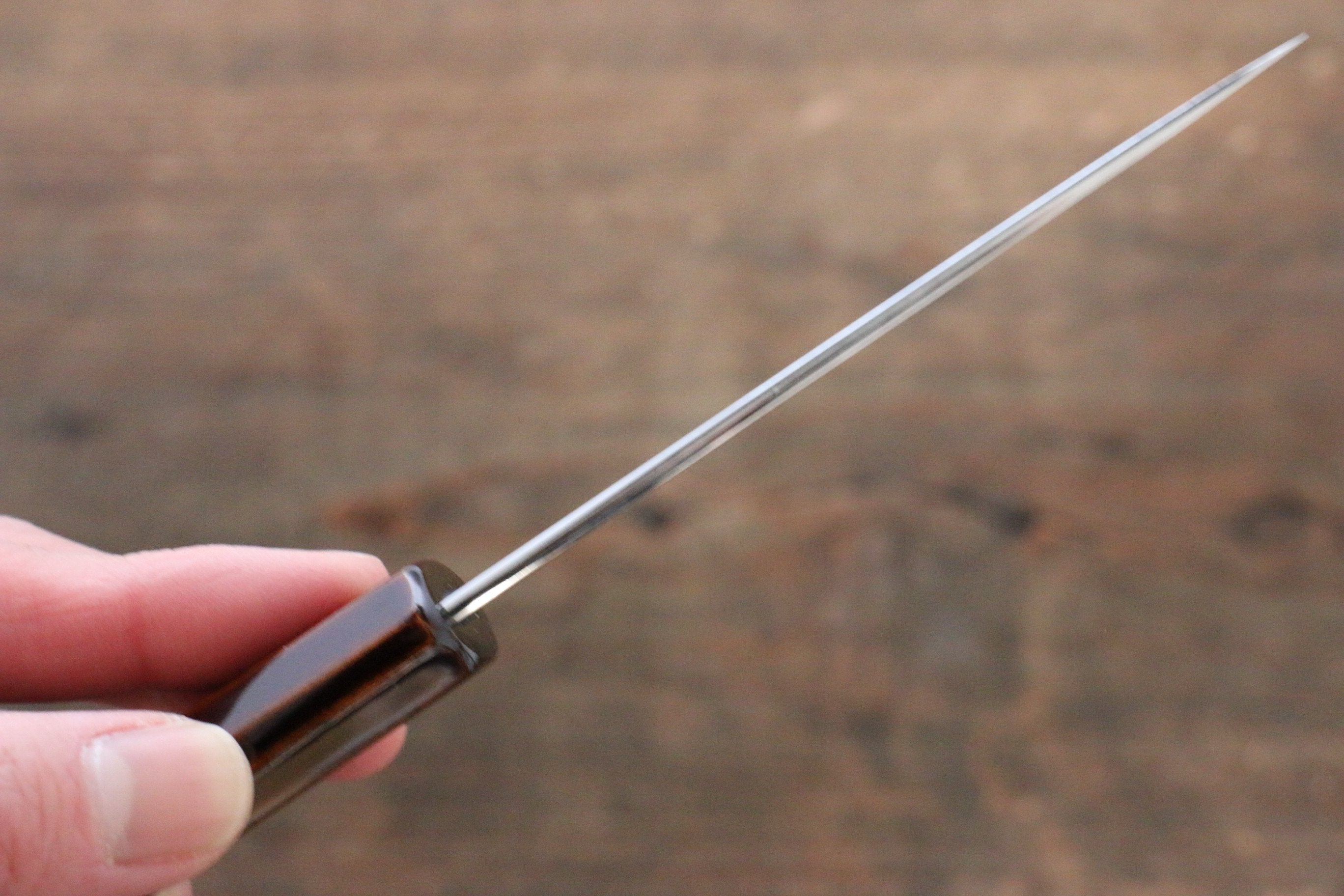 Seisuke Silver Steel No.3 Paring 85mm Lacquered Wood Handle - Seisuke Knife